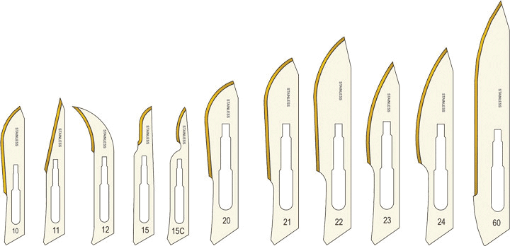 Glassvan Sterile Surgical Blades, Stainless Steel, #11, 100/Pk, SU301 - Glassvan, Sterile, Surgical Blades, Stainless Steel, # 11, 100/Pk, SU301 - Image 1