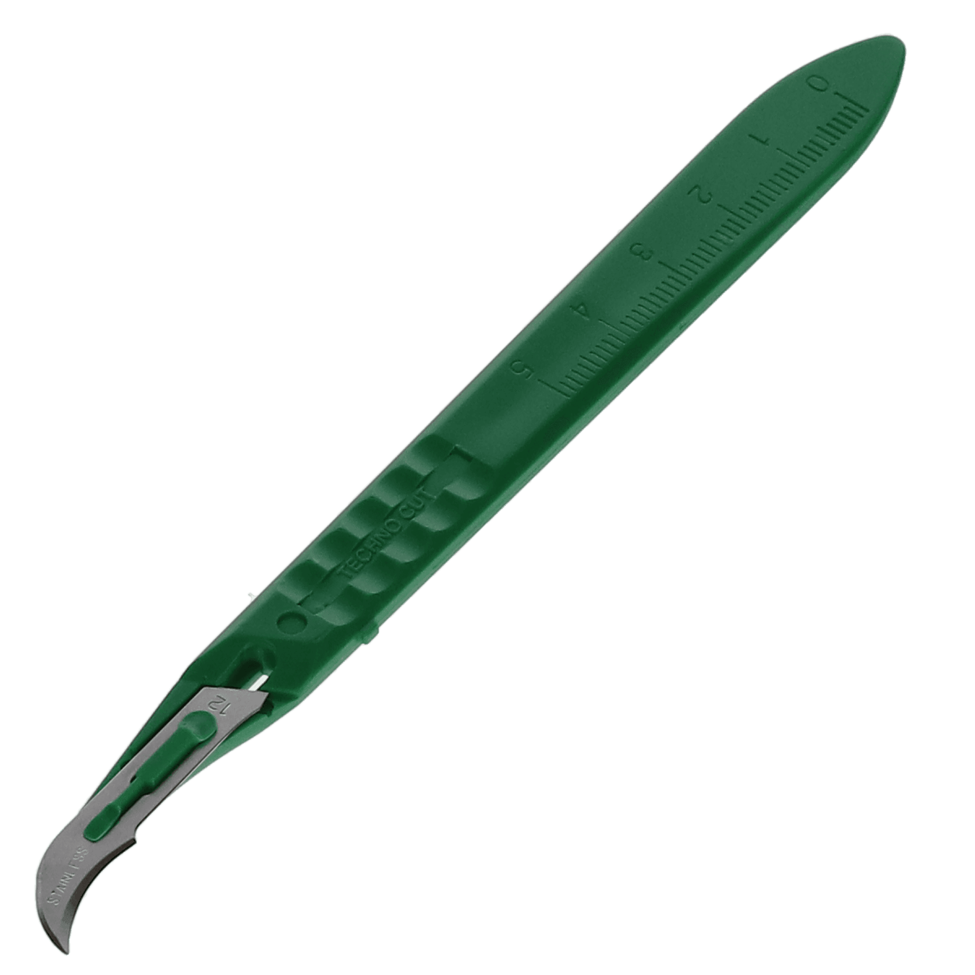 Myco Medical Disposable Scalpel, #12B Blade, Sterile, 10/Pk, SU504 - Disposable Scalpel, # 12B, 10/Pk, SU504 - Image 1