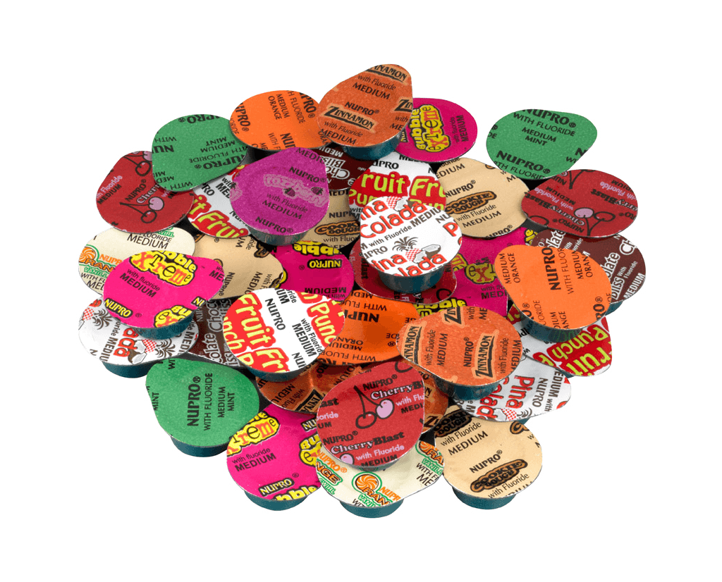 NUPRO® Prophy Paste, Fine Grit, Orange Vanilla Swirl, with Fluoride, Unit Dose Cups, 200/Box, 801317 thumbnail 6