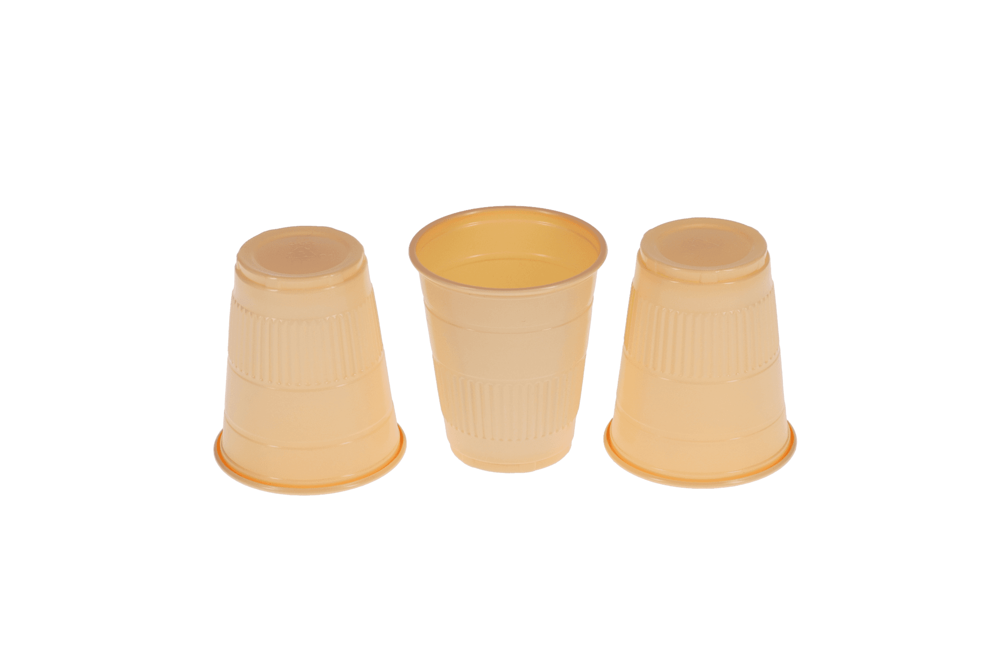 Disposable Plastic Drinking Cups, 5 oz, Beige, 1000/Case, DI318 thumbnail 2