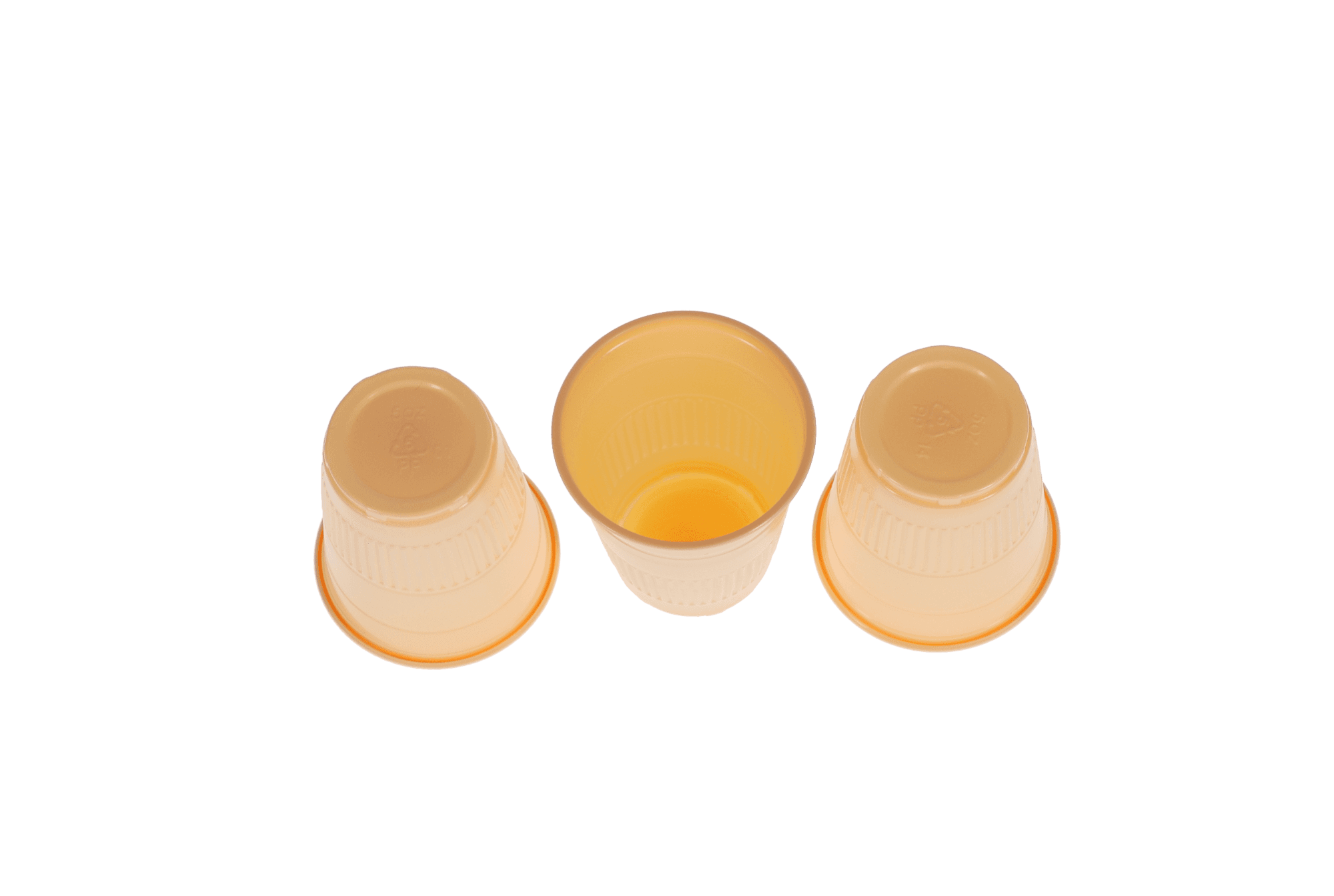 Disposable Plastic Drinking Cups, 5 oz, Beige, 1000/Case, DI318 thumbnail 3