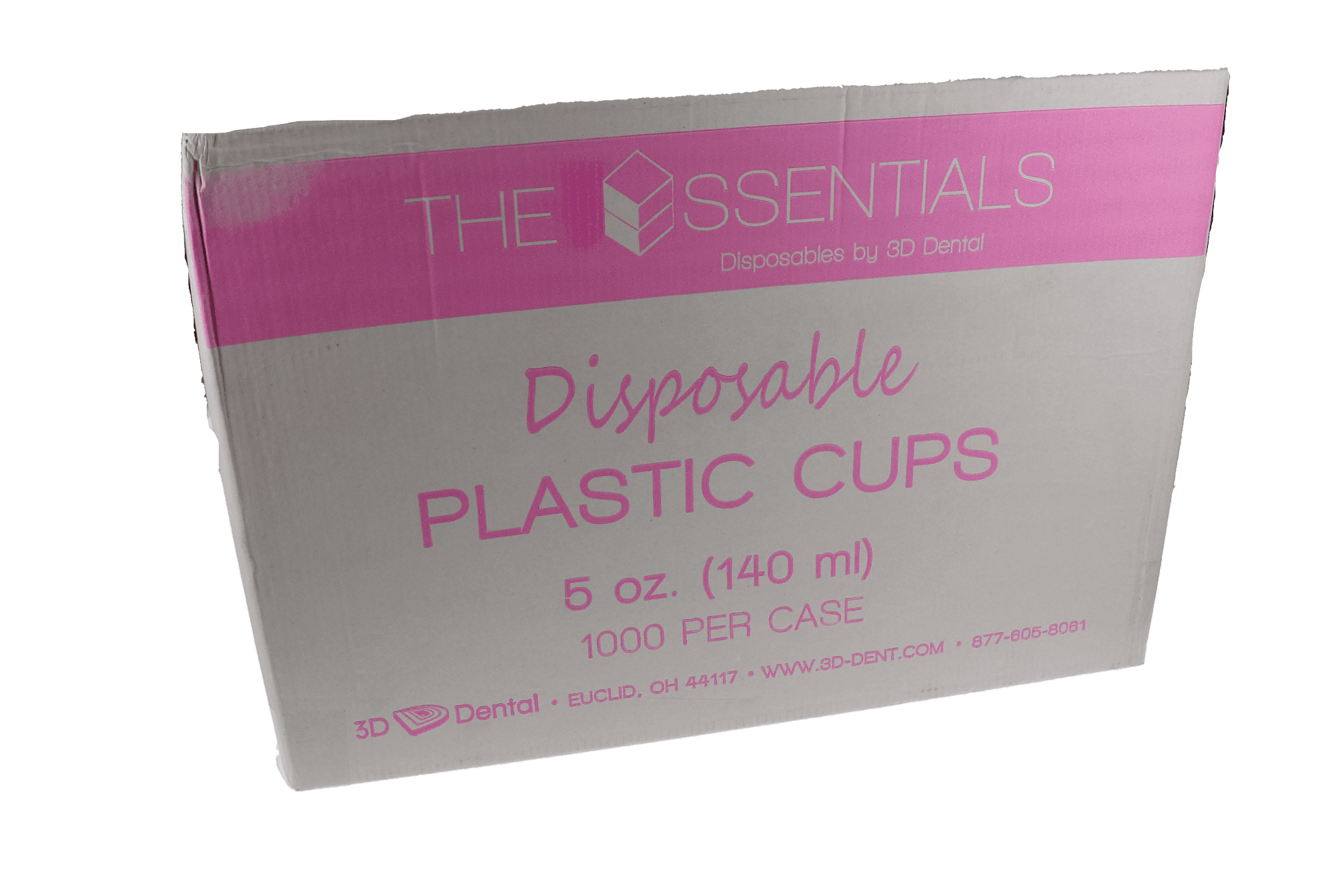 Disposable Plastic Drinking Cups, 5 oz, Beige, 1000/Case, DI318 thumbnail 4
