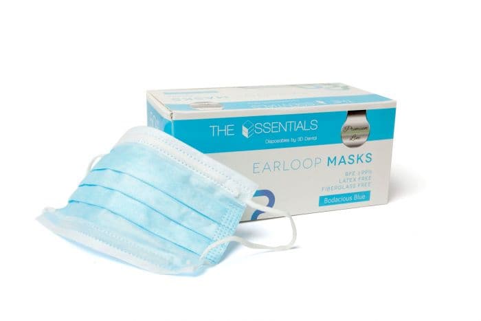 Premium Earloop Masks, 3-Ply, ASTM Level 2, Passionate Purple, 50/Pk, ELMP-P - Premium Earloop Masks, 3-Ply, ASTM Level 2, Passionate Purple, 50/Pk, ELMP-P - Image 1