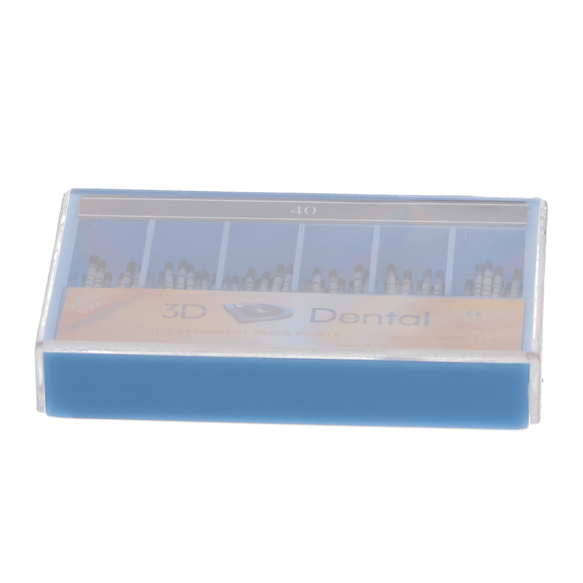 Meta Biomed Absorbent Paper Points, Sterile, 0.04 Taper, Size #40, 60/Pk, PPB40T4, 221510-40 thumbnail 4