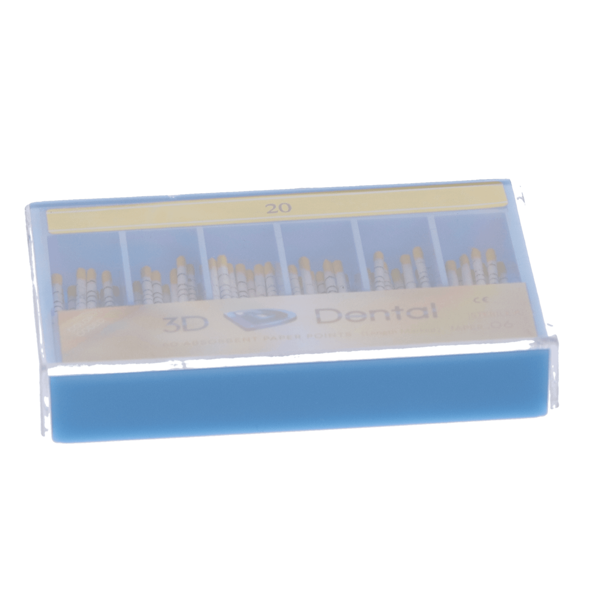 Meta Biomed Absorbent Paper Points, Sterile, 0.06 Taper, #20 (Yellow), 60/Pk, PPB20T6, 231510-20 thumbnail 5