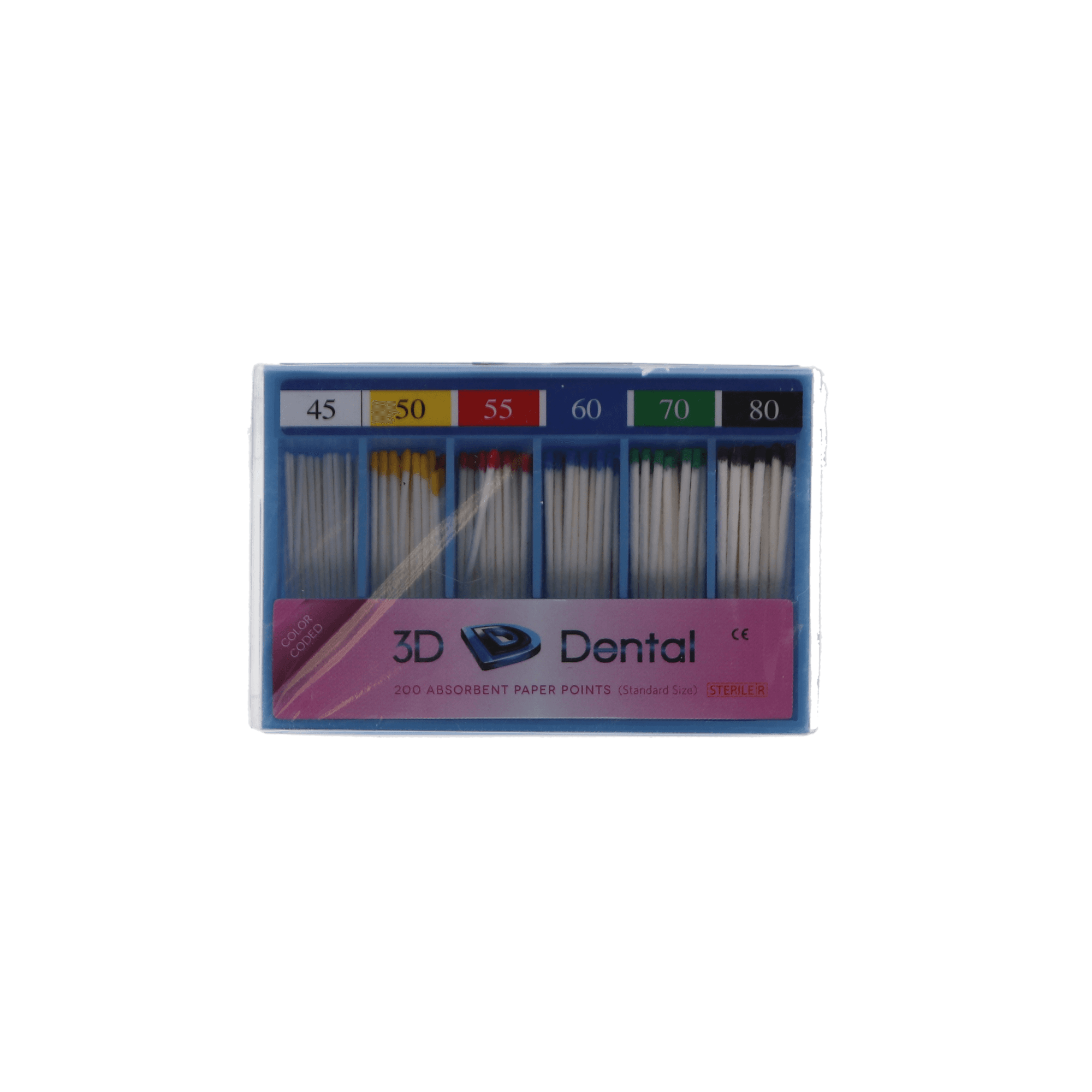 Meta Biomed Absorbent Paper Points, Sterile, Bulk Package, #45-80, 200/Pk, PPB45-80, 211250-48 thumbnail 4