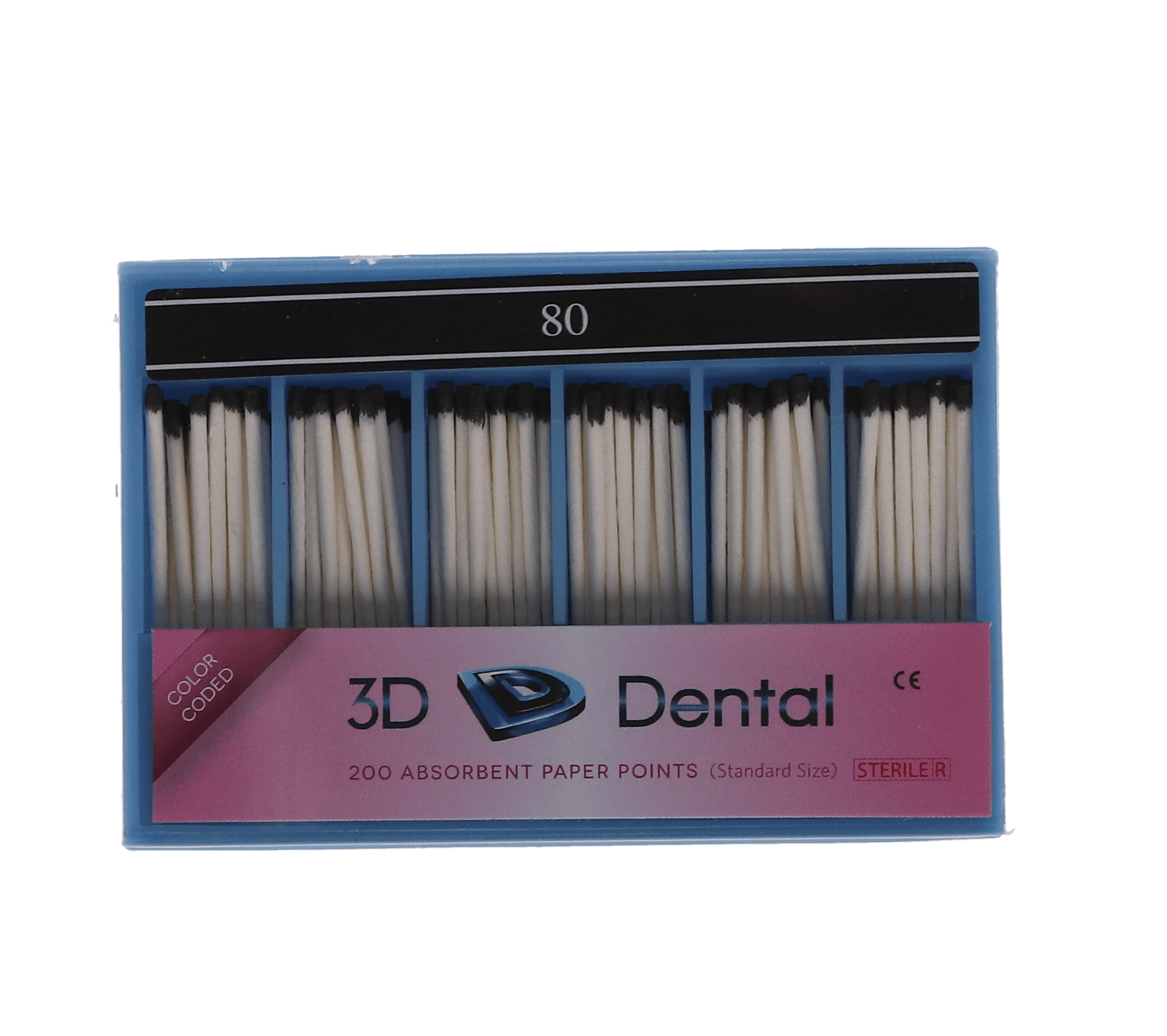 Meta Biomed Absorbent Paper Points, Sterile, ISO Size #80, 200/Pack, PPB80, 211250-80 thumbnail 5