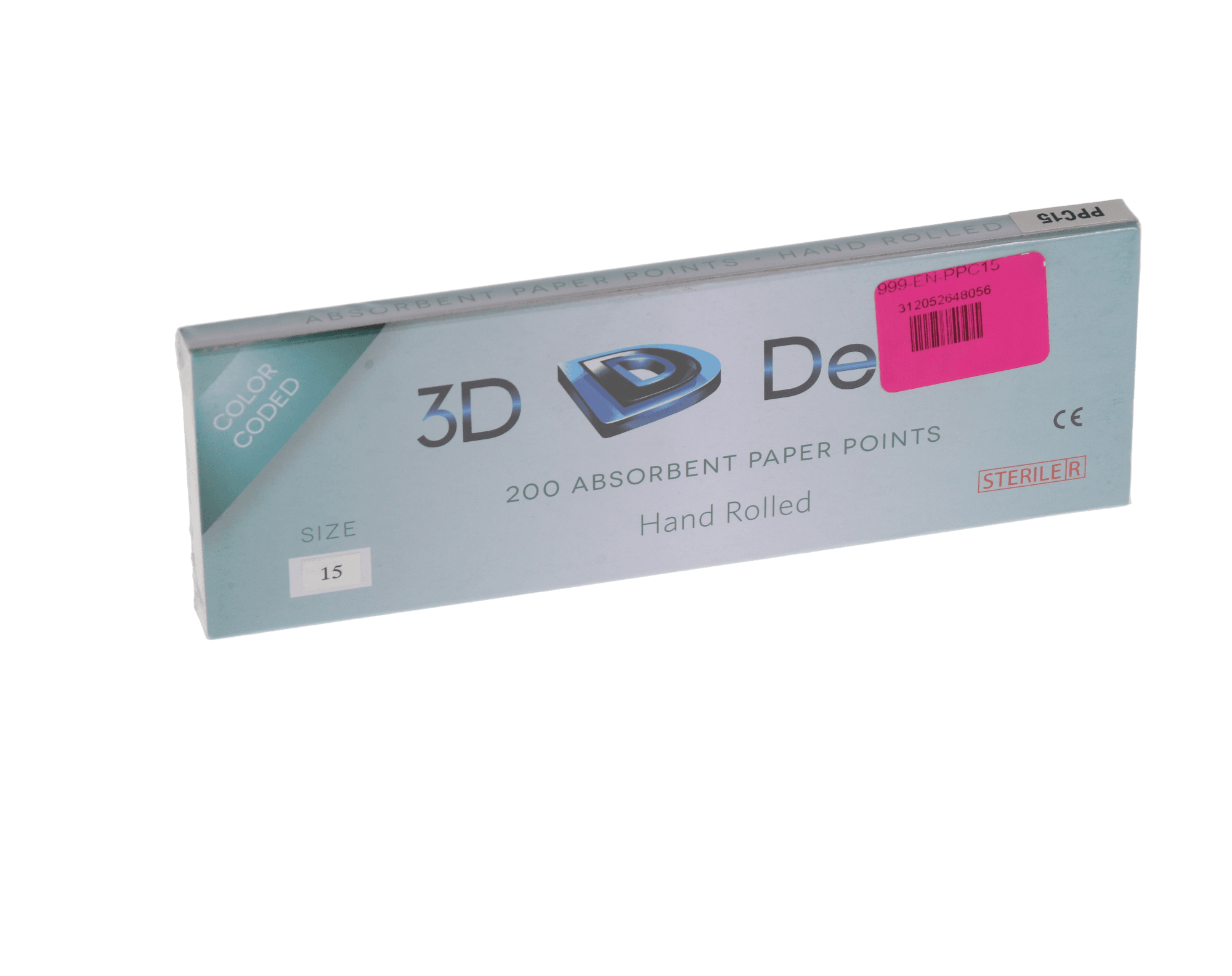 Meta Biomed Absorbent Paper Points, Sterile, Size #15, Cell Strip Package, 200/Pk, PPC15, 211450-15 thumbnail 3