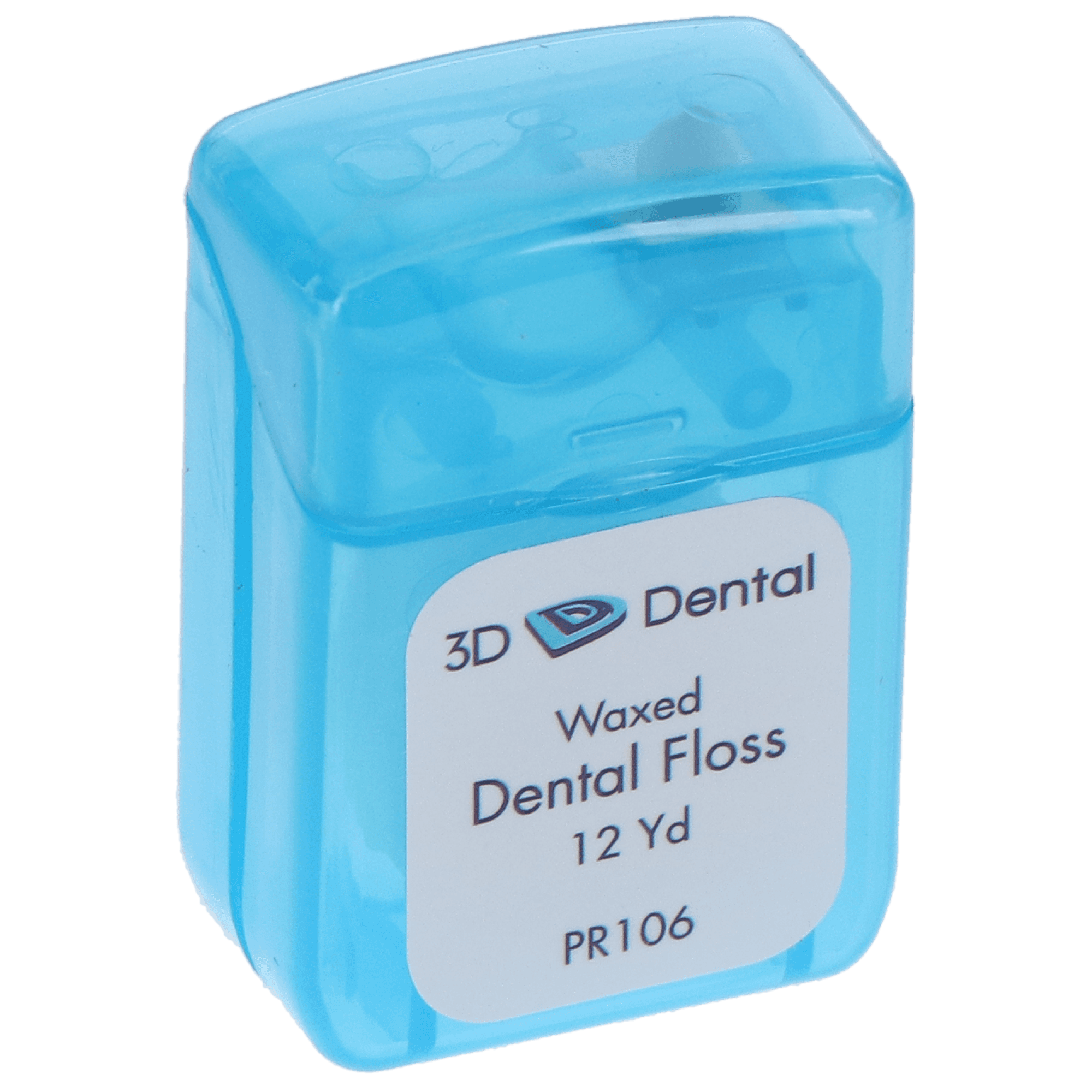 3D Dental Waxed Dental Floss, 12 yd, 144/Cs, PR106 - Dental Floss, Waxed, 12 yd, 144/Cs, PR106 - Image 1