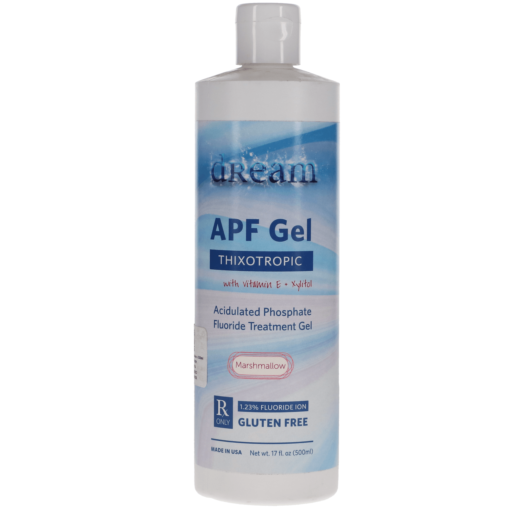 Fluoride Gel, 1.23% APF, 60-Second, 16 oz, Marshmallow, 1/Pk, APF-MSH - Fluoride Gel, 1.23% APF, 60-Second, 16 oz, Marshmallow, 1/Pk, APF-MSH - Image 1