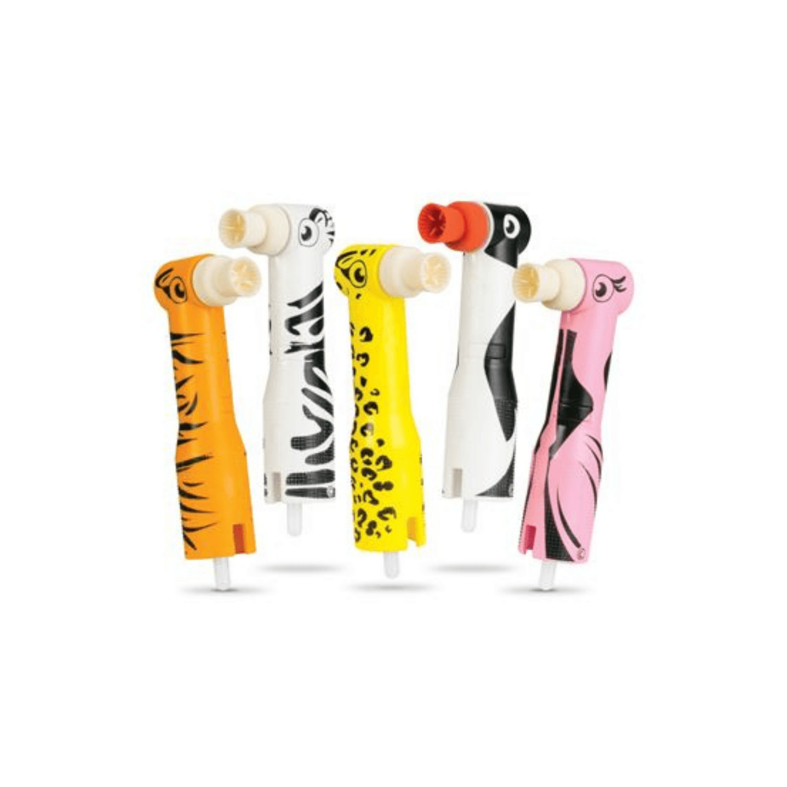 Zooby Disposable Prophy Angles, Assorted Animal Characters, Soft Latex-Free Cups, 90-Degree, Fits Slow Speed Handpieces, 500/Box, 575050 thumbnail 8