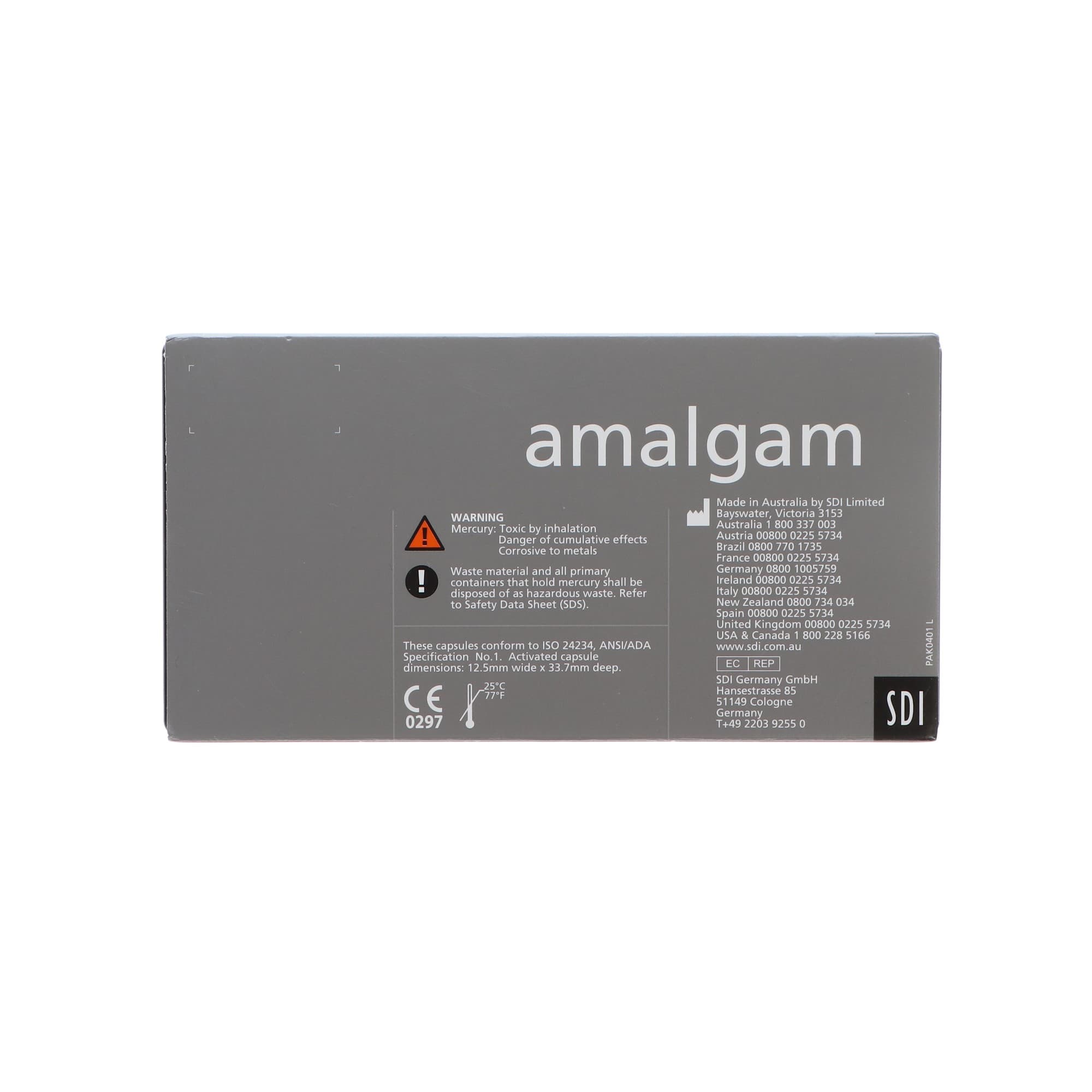 SDI GS-80 Dispersed Phase Amalgam Capsules, 2 Spill, Fast Set, 600 mg, 50/Pk, 4422202-L thumbnail 4