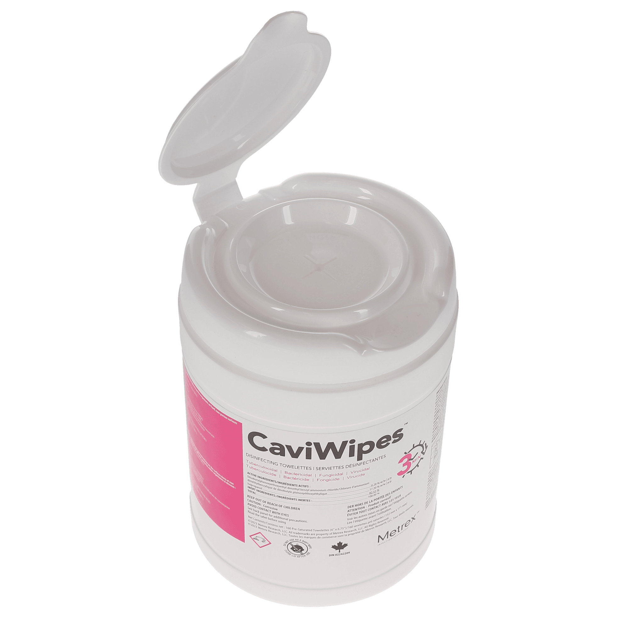 Metrex CaviWipes Disposable Surface Disinfectant Wipes, Large, 6" x 6.75", 160 Wipes/Pack thumbnail 4