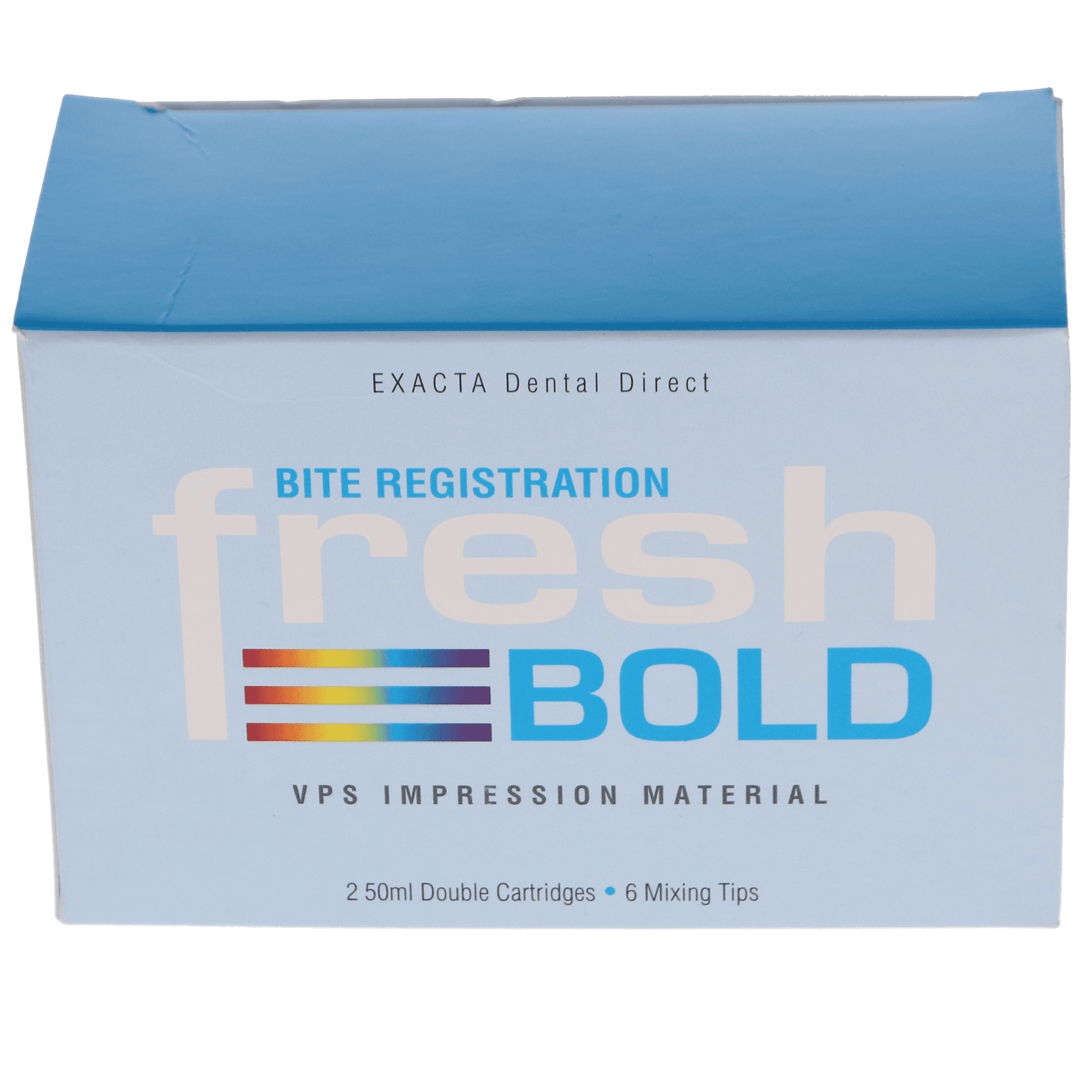 Exacta Fresh Bold Bite Registration Material, Fast Set, 2/Pk, 50ml Cartridge Refill with 6 Mixing Tips, FBBRFS thumbnail 4
