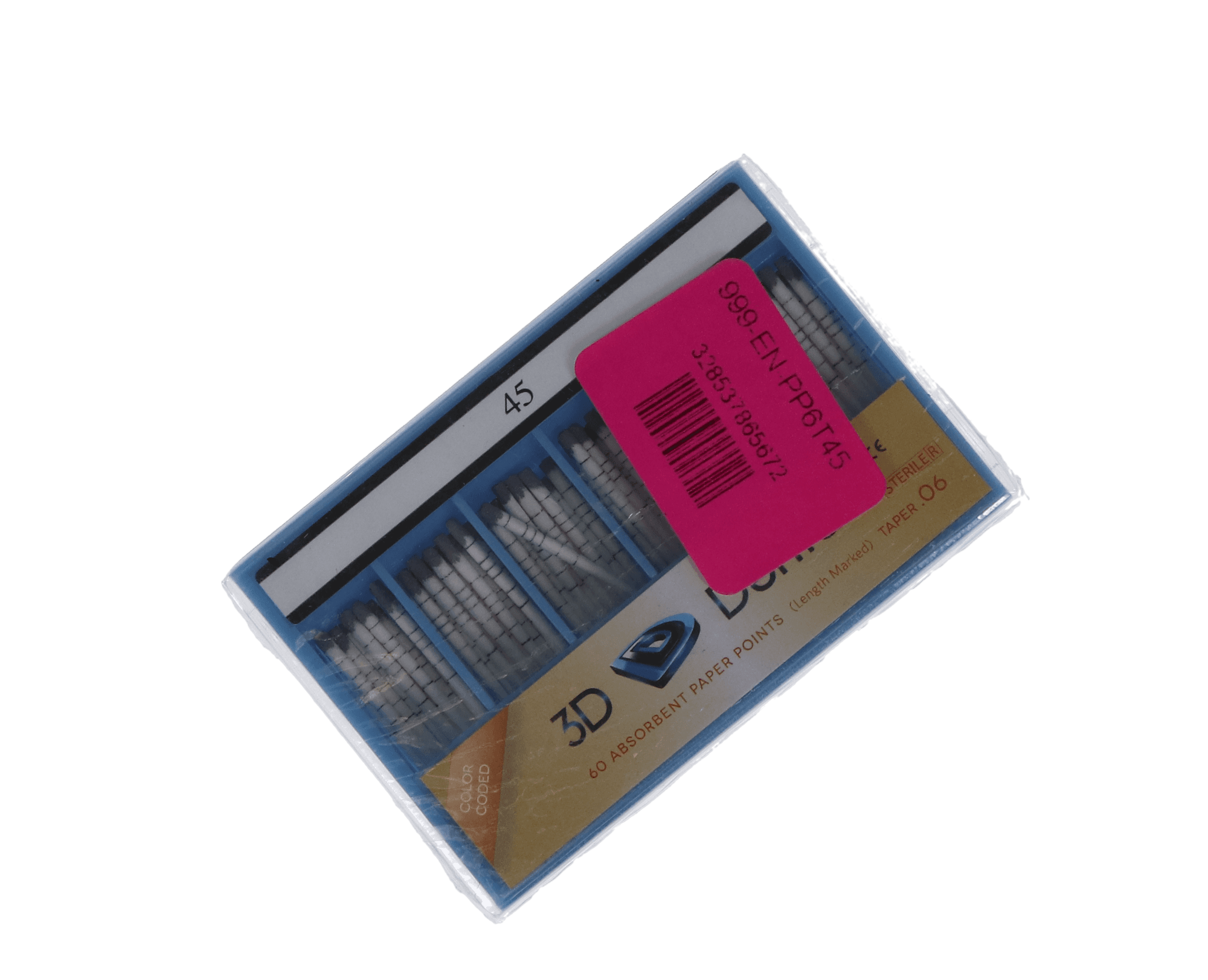 Meta Biomed Absorbent Paper Points, Sterile, 0.06 Taper, Size #45, 60/Pk, EN-PP6T45, 231510-45 thumbnail 5