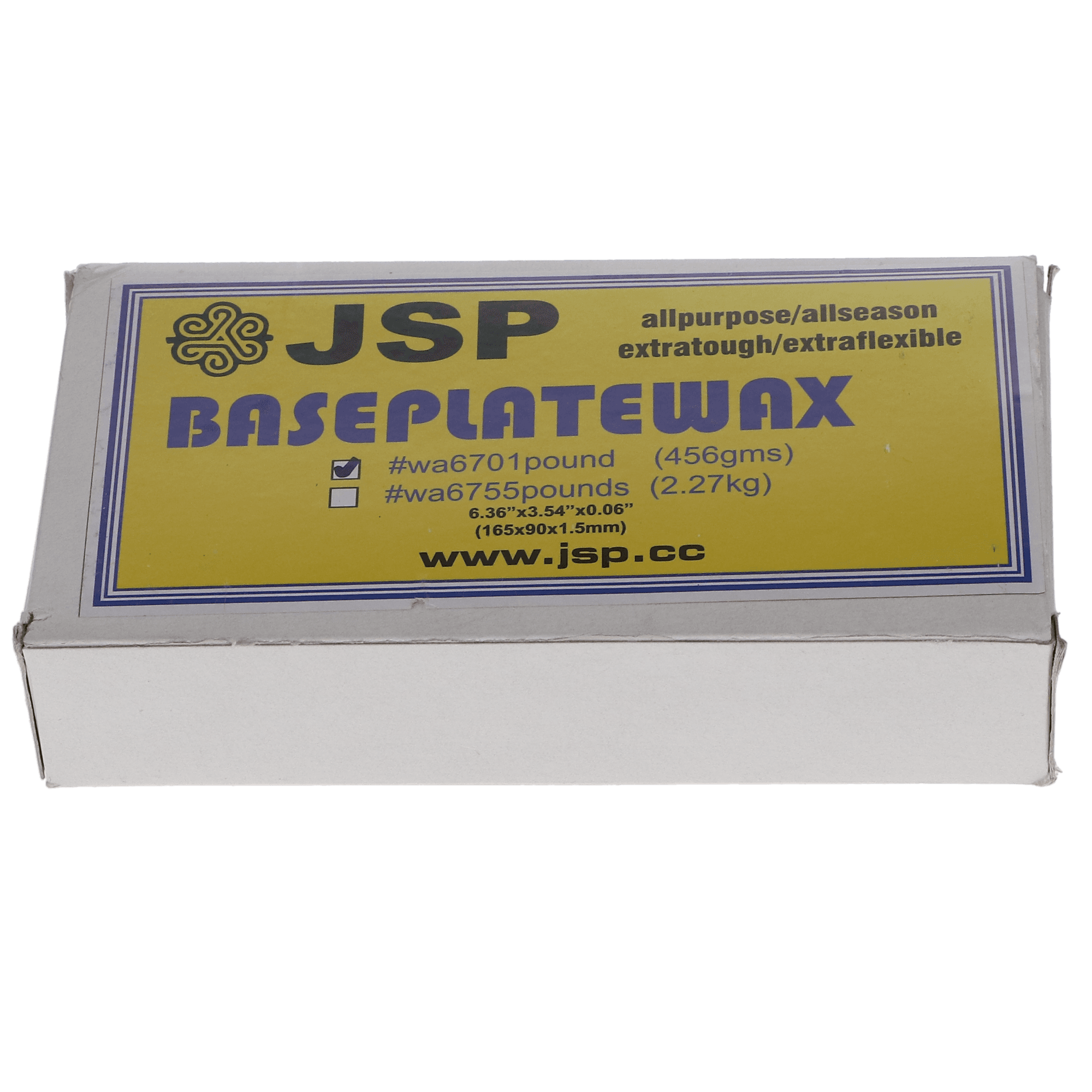 Quala Baseplate Wax, Medium Soft, Pink, 1 lb, 1/Pk, WA100 thumbnail 4