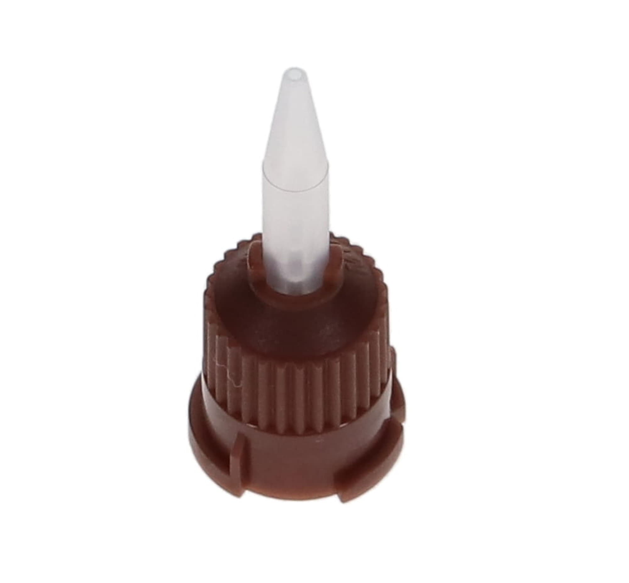 3D Dental Temporary Cement T-Style Mixing Tips, 1:1, Brown, Blunt End, 25/Pk, MTB-T thumbnail 3