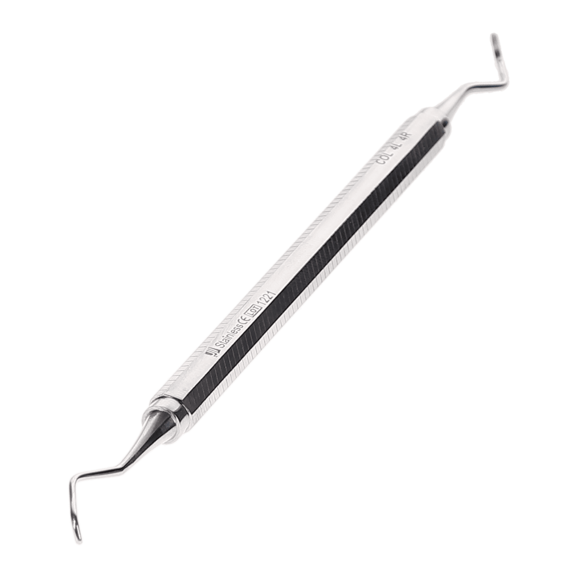 J&J Instruments Columbia Curette #4L/4R, Double-Ended, Solid Handle, 1/Pk, IN11-741 thumbnail 2