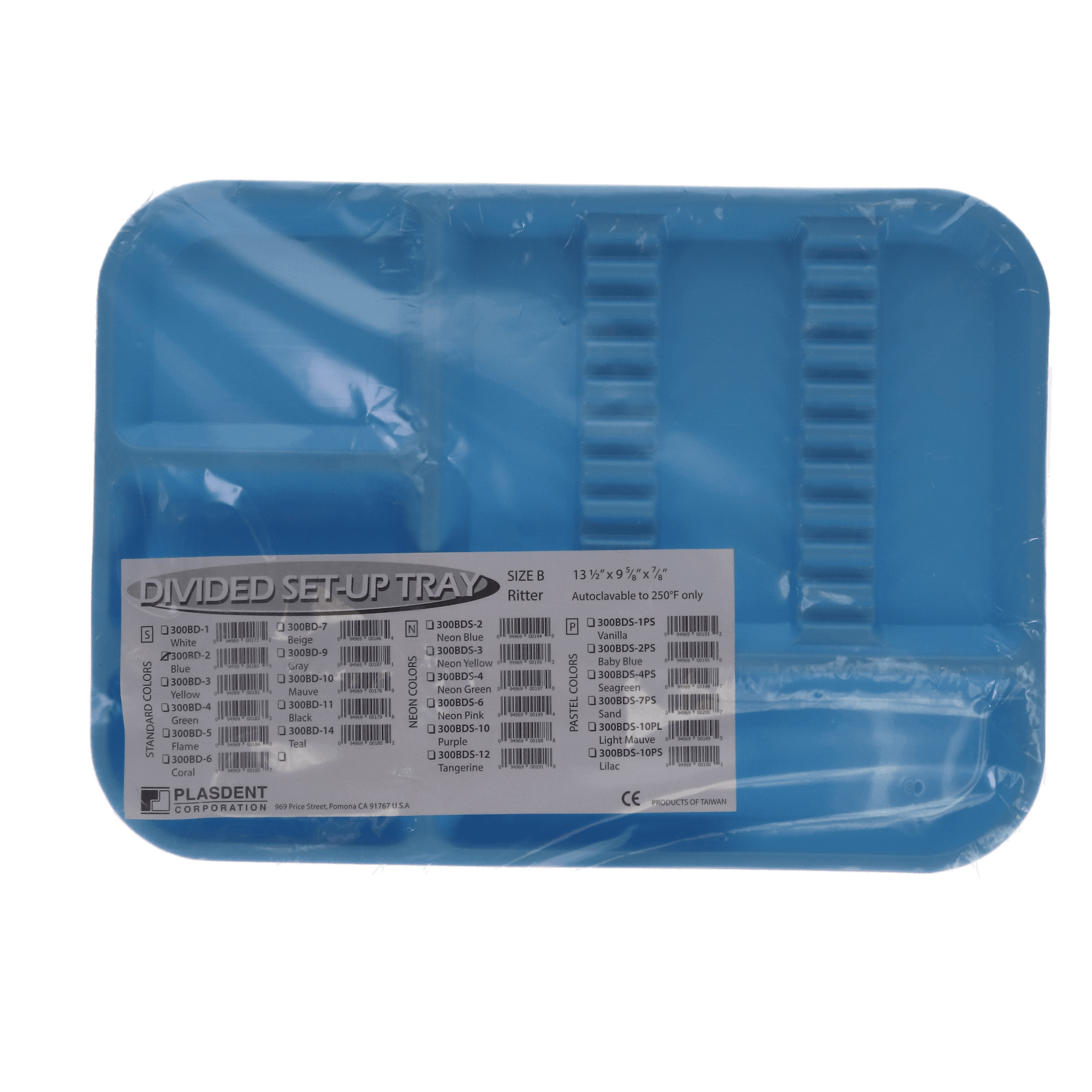 Divided Tray Size B, Blue, 1/Pk, OR345 thumbnail 4
