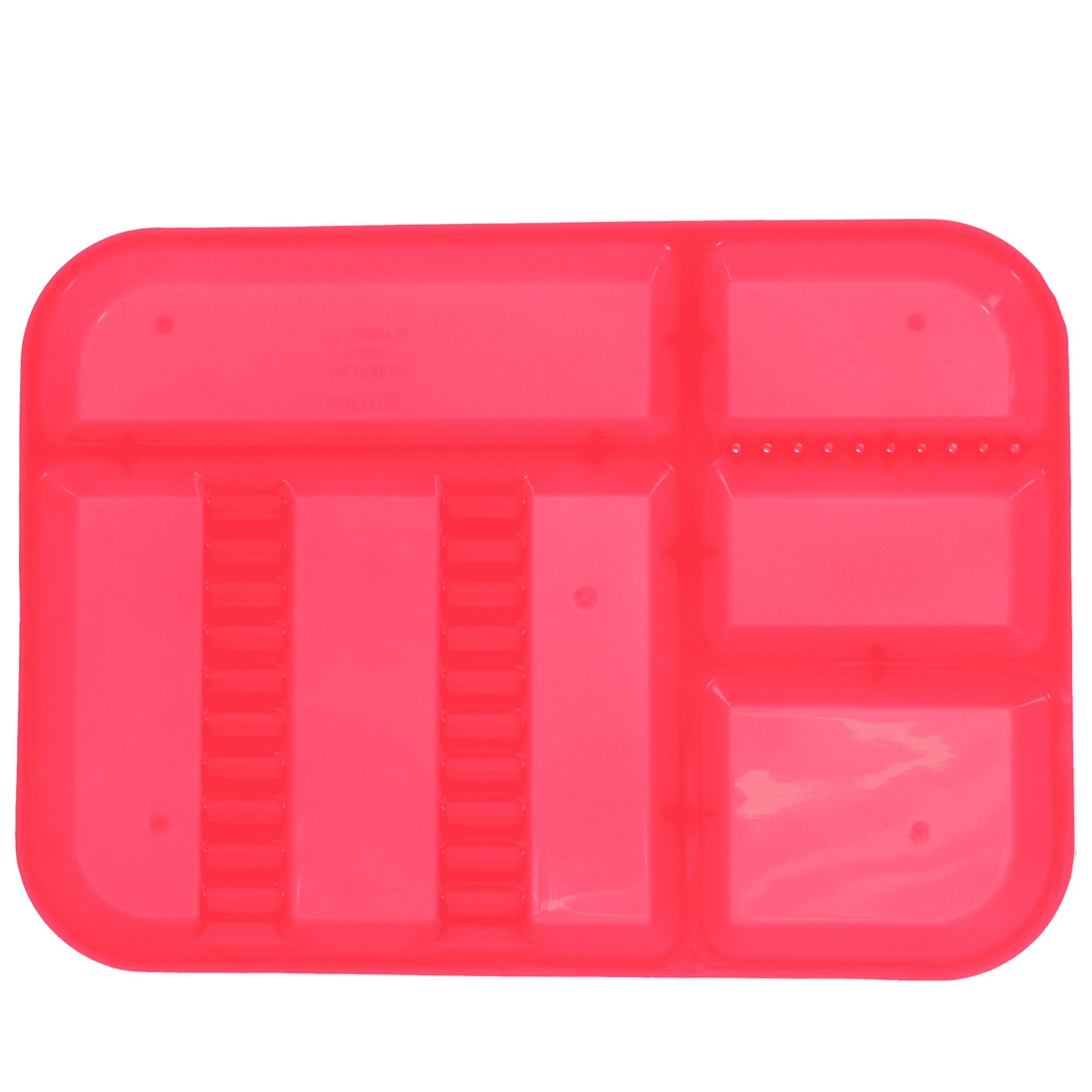 Divided Tray Size B, Neon Pink, 1/Pk, OR335 thumbnail 5