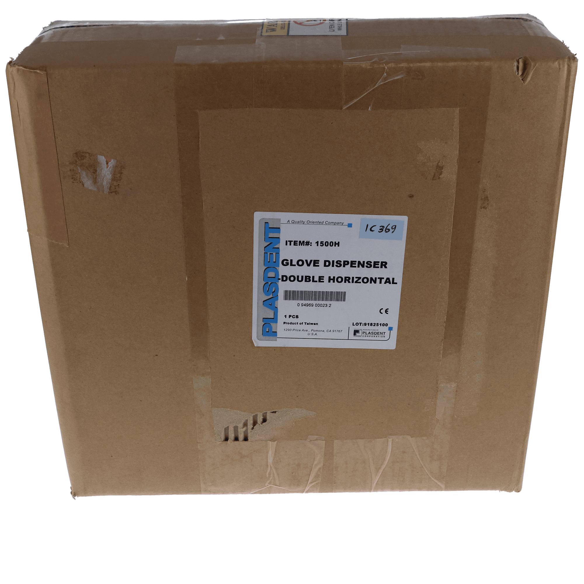 Plasdent Double Glove Dispenser, Horizontal, Clear, 1/Pk, IC369 thumbnail 4