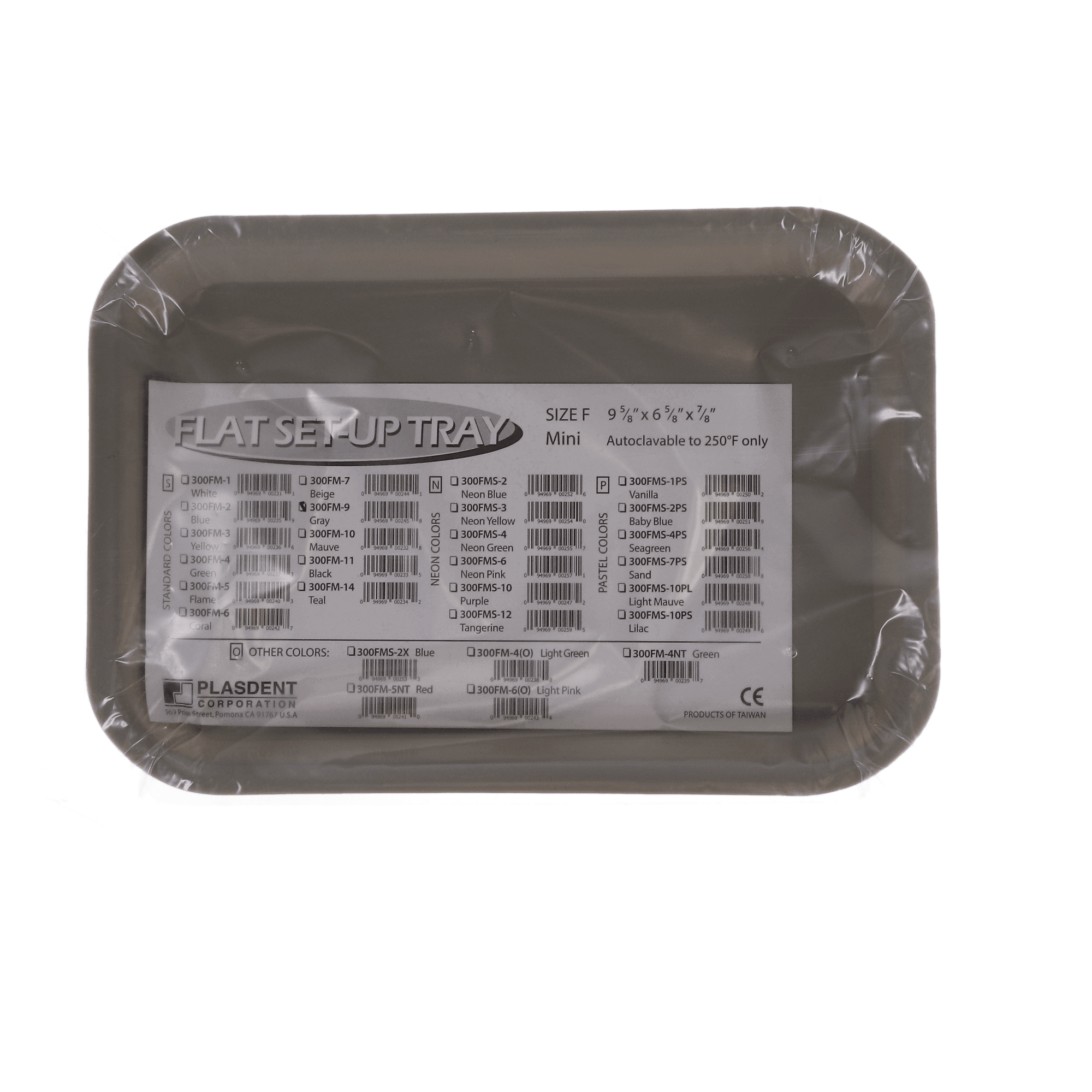 Plasdent Flat Tray #F, Gray, 1/Pack, OR358 thumbnail 4