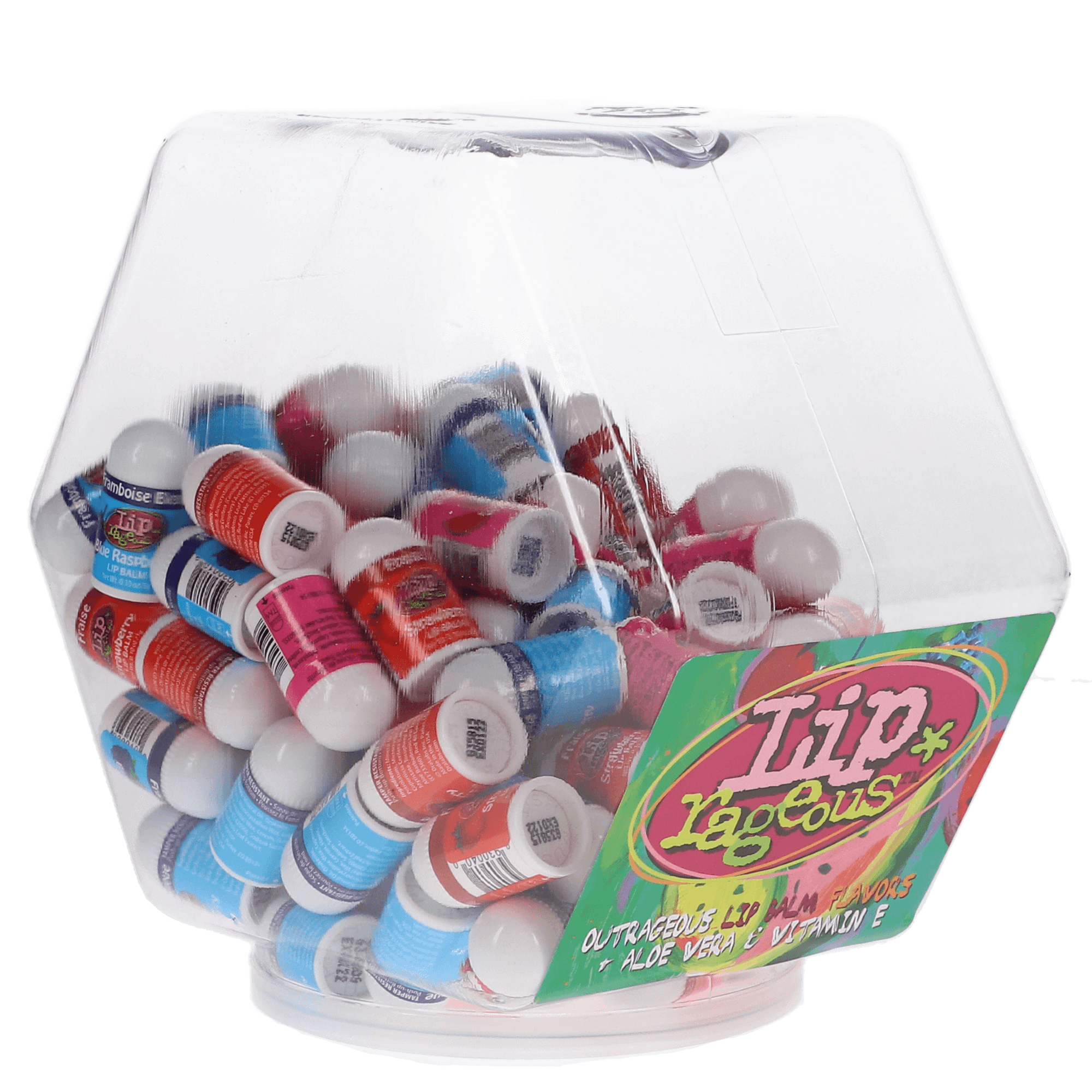 Lip Rageous Mini Lip Balms, Assorted Flavors (Blue Raspberry, Strawberry, Watermelon), 3g, 100/Box, 940-FB thumbnail 4