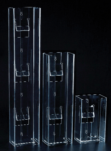 Plasdent Clear Acrylic Single Vertical Glove Box Holder/Dispenser, 5-3/4"W x 10"H x 3-7/8"D, 1/Pk, IC365 thumbnail 2