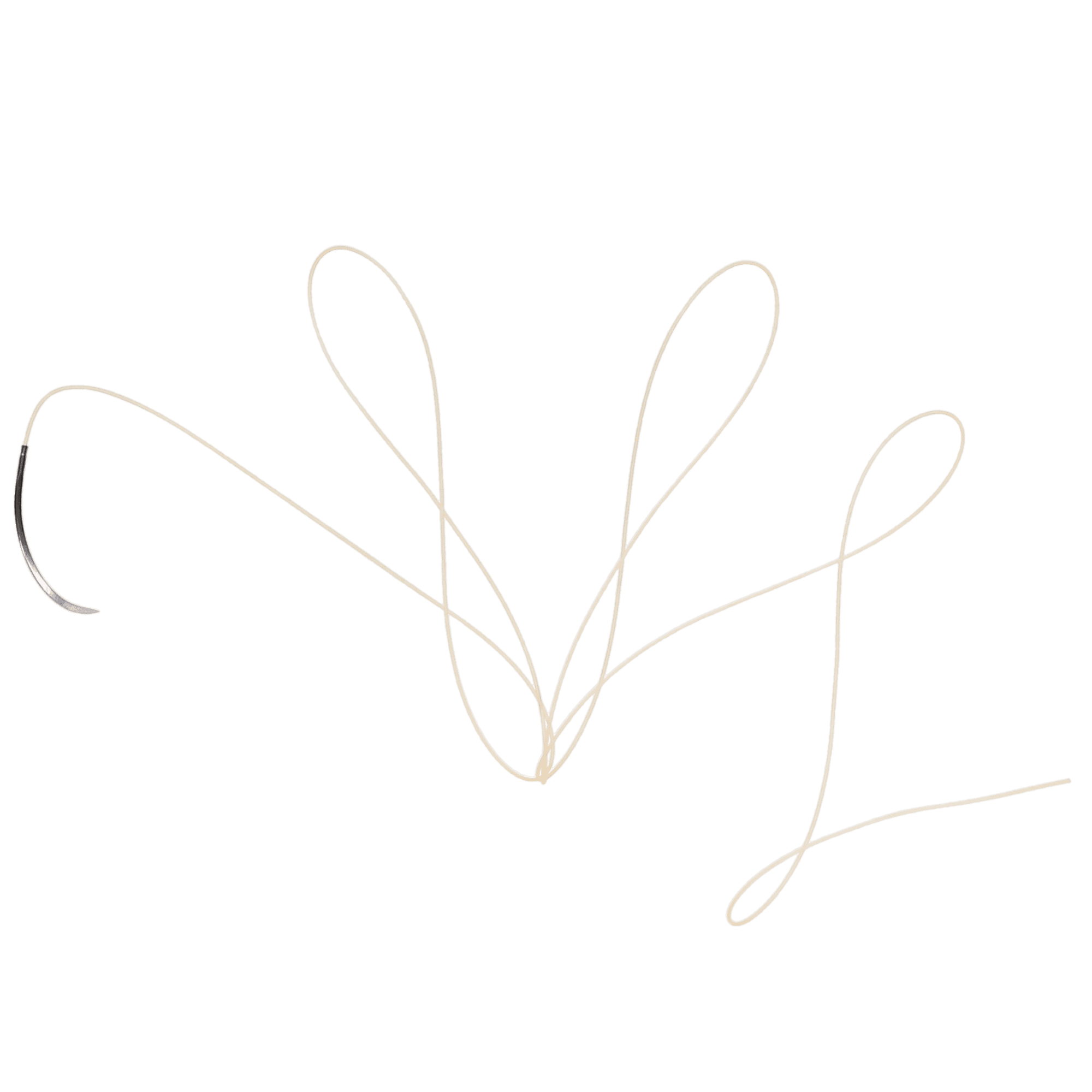 Plain Gut Suture with C-6 Needle, 18", # 3-0, 12/Pk, SU750 - Plain Gut Suture with C-6 Needle, 18", # 3-0, 12/Pk, SU750 - Image 1