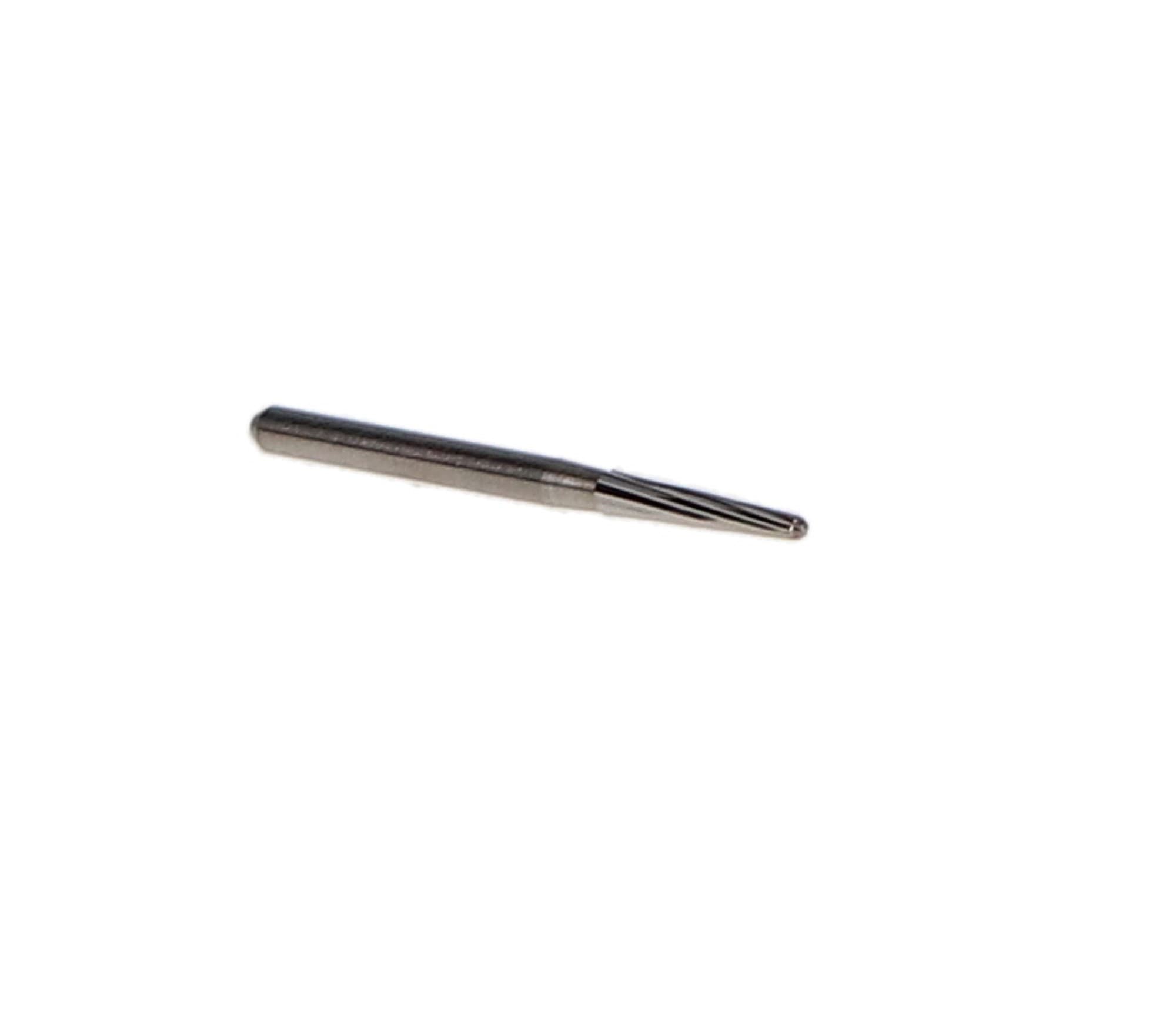 12-Blade Trimming & Finishing Carbide Bur, FG, Extra Long Round End Taper, #7664, 5/Pk, TFB7664 thumbnail 3