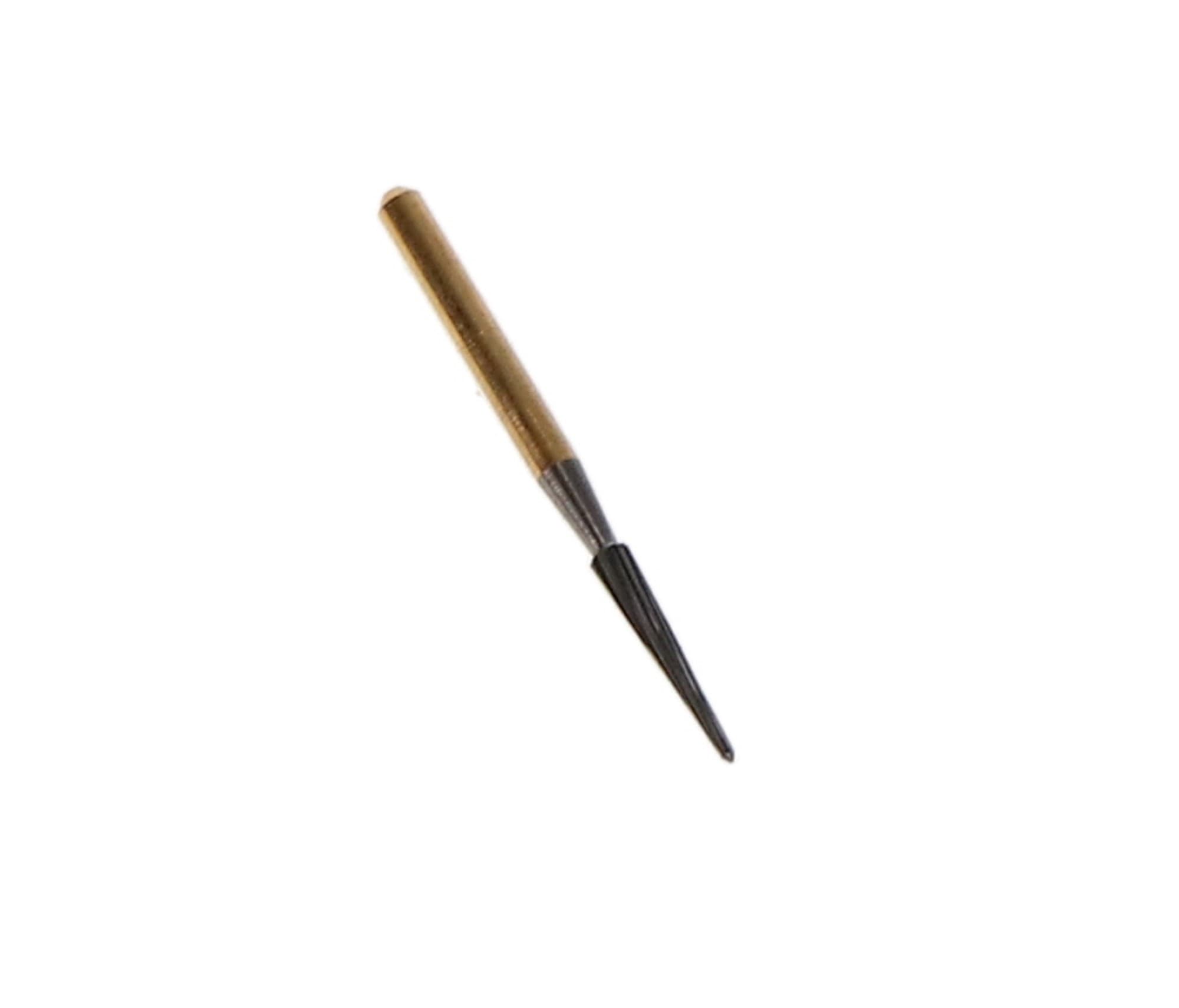 12-Blade Trimming & Finishing Carbide Bur, FG, Pointed Taper, #7714, 5/Pk, TFB7714 - 12-Blade Trimming & Finishing Carbide Bur, FG, Pointed Taper, # 7714, 5/Pk, TFB7714 - Image 1