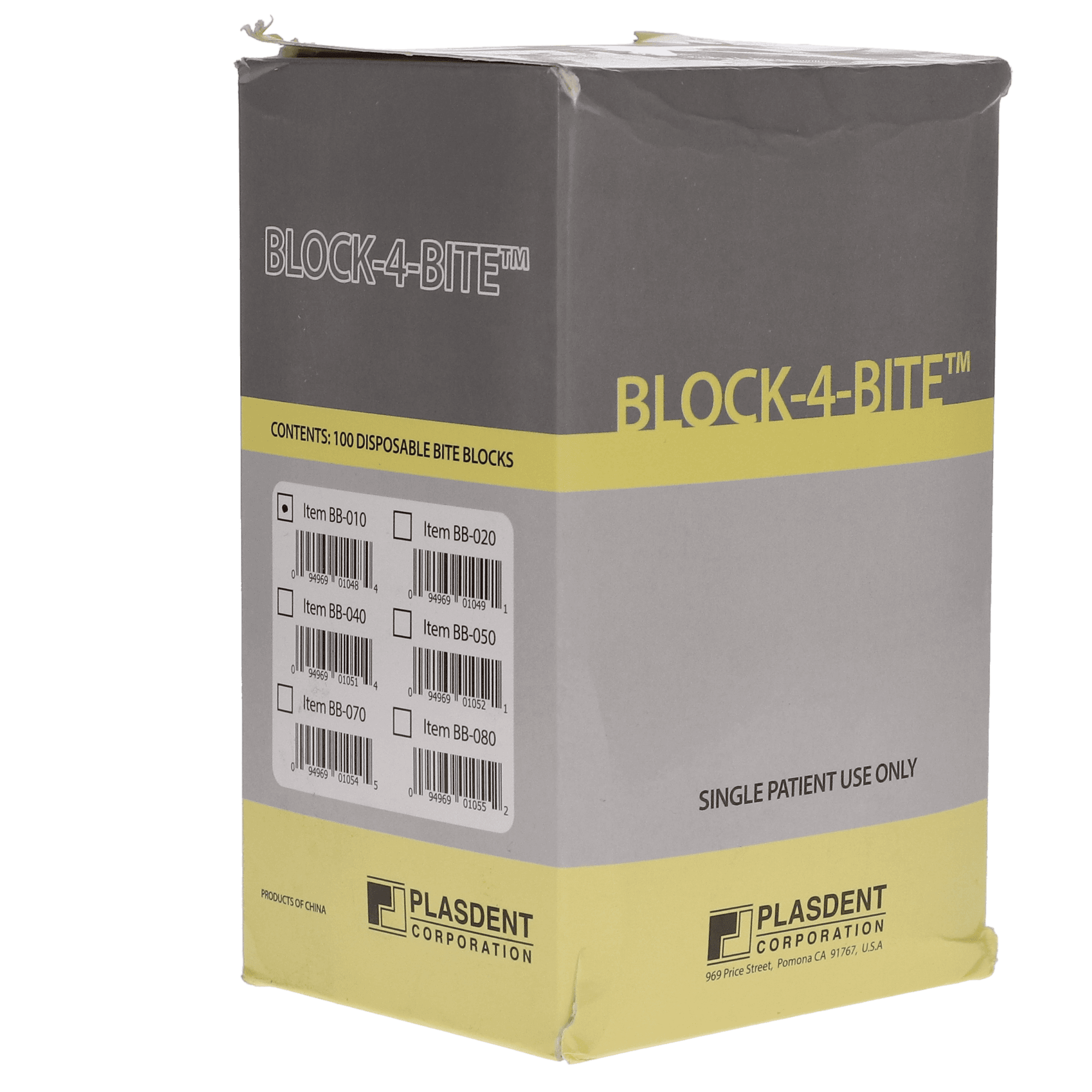 Plasdent Disposable X-Ray Bite Blocks, #7010, Fits Siemens OP 10 and Instrumentarium, 100/Pk, XR925 BB-010 thumbnail 3