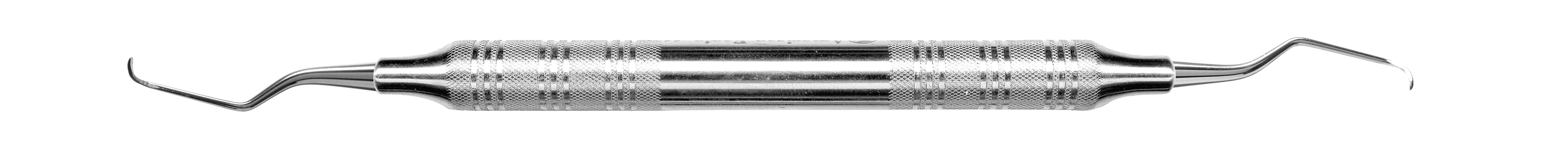 American Eagle Instruments Standard Gracey Curette, XP, #1-2, Anterior, EagleLite Resin Handle, 3/8", Purple, Double-Ended, 1/Pk, AEG1-2XPX thumbnail 2