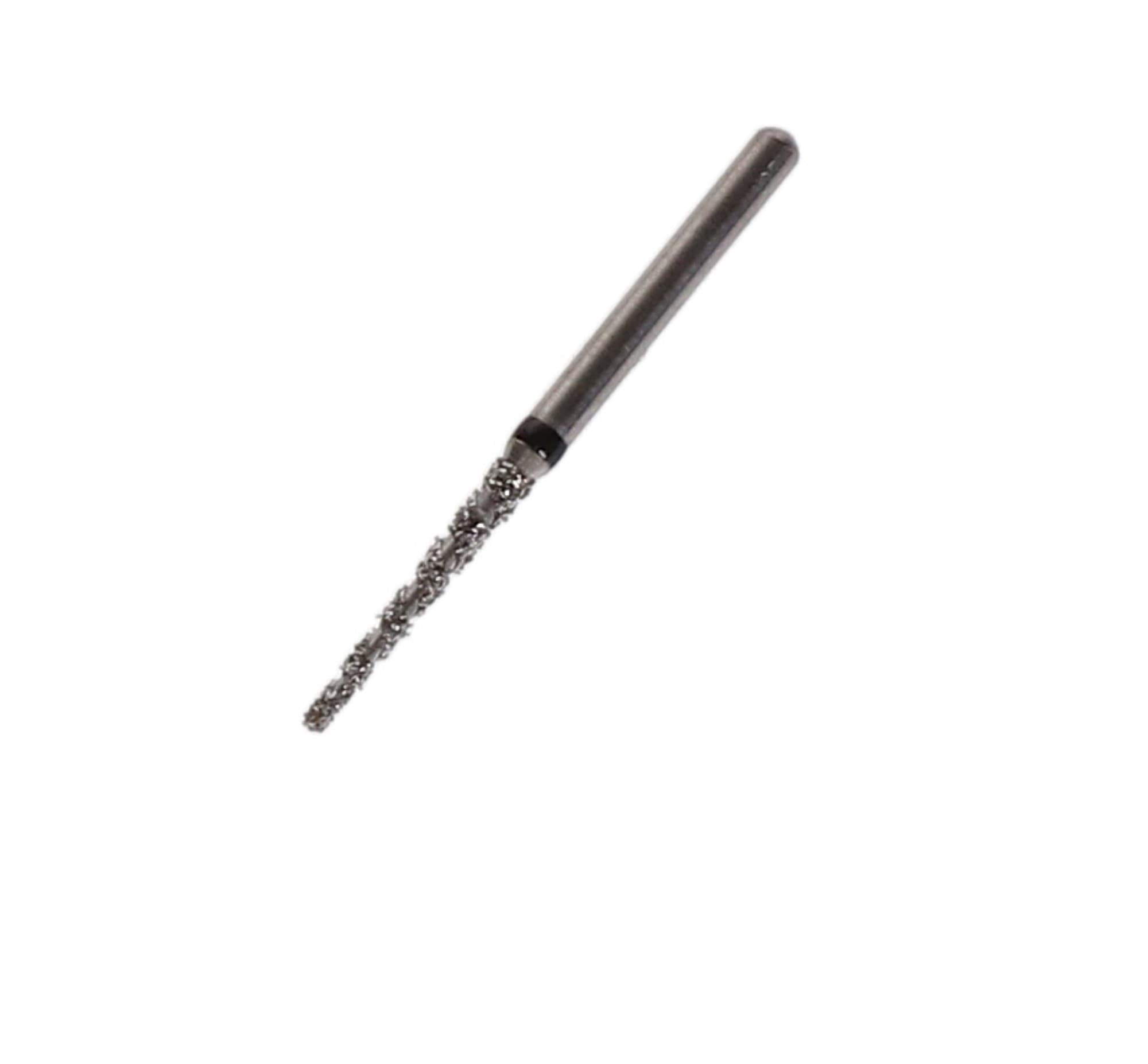 NTI Turbo Diamond Bur, FG, Super Coarse, Black, Round End Taper, 1.4 mm, 5/Pk, SC850-T-014 thumbnail 2