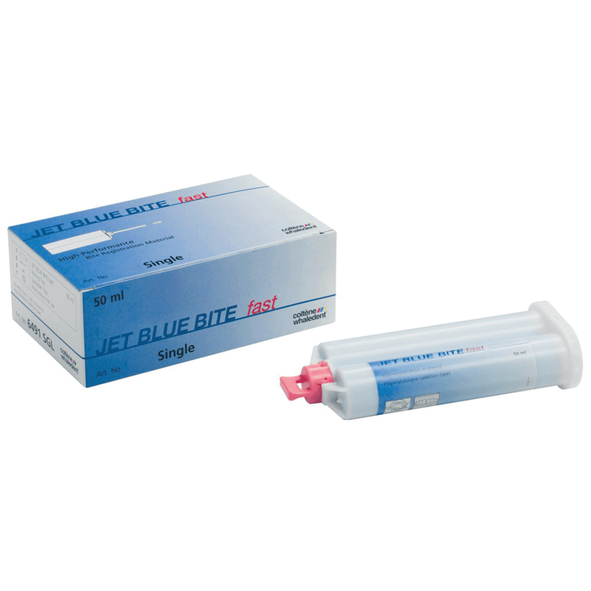 Jet Blue Bite Super Fast Bite Registration Material, 50 ml Cartridge, 1/Pk, C6493 - Jet Blue Bite, Super Fast, Single Pack, 50 ml, 1/Pk, C6493 - Image 1
