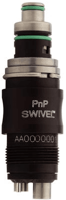 StarBright LED Swivel Plug n' Play Coupler, 6-Pin, Autoclavable, Stainless Steel, 1/Pk, 265646 - Starbright LED Swivel Plug n' Play - Image 1