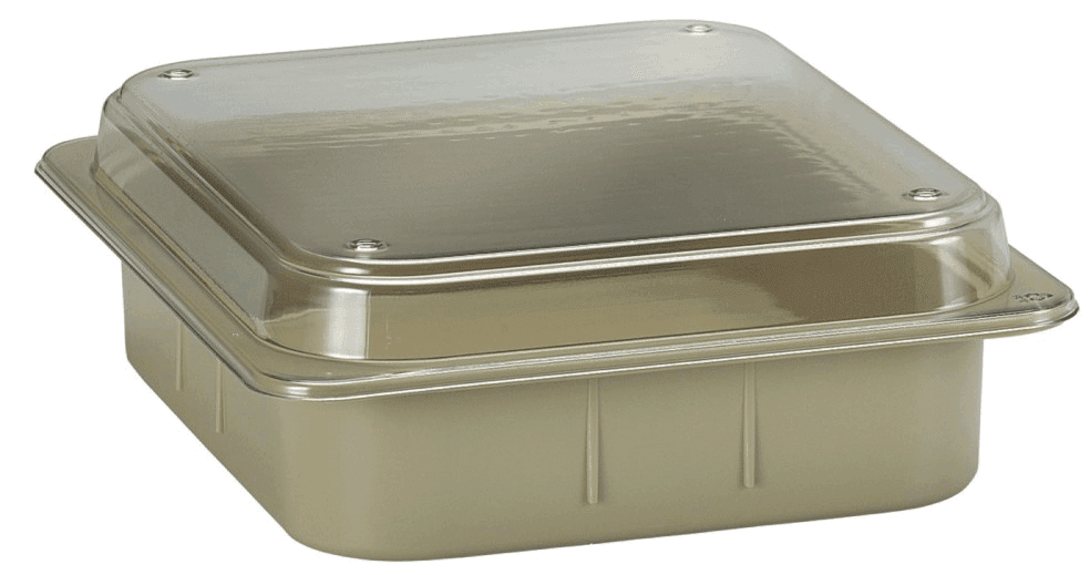 Dux Dental Storage Tub, Standard #S, Clear, 1/Pk, 31526 - Storage Tubs, Standard # S, Clear, 1/Pk, 31526 - Image 1