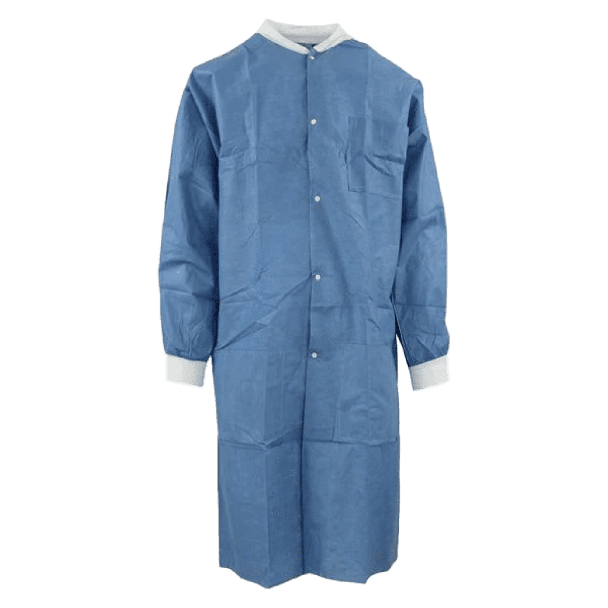 SafeWear High Performance Lab Coat, Large, Deep Blue, 12/Pack, 8107-C thumbnail 8