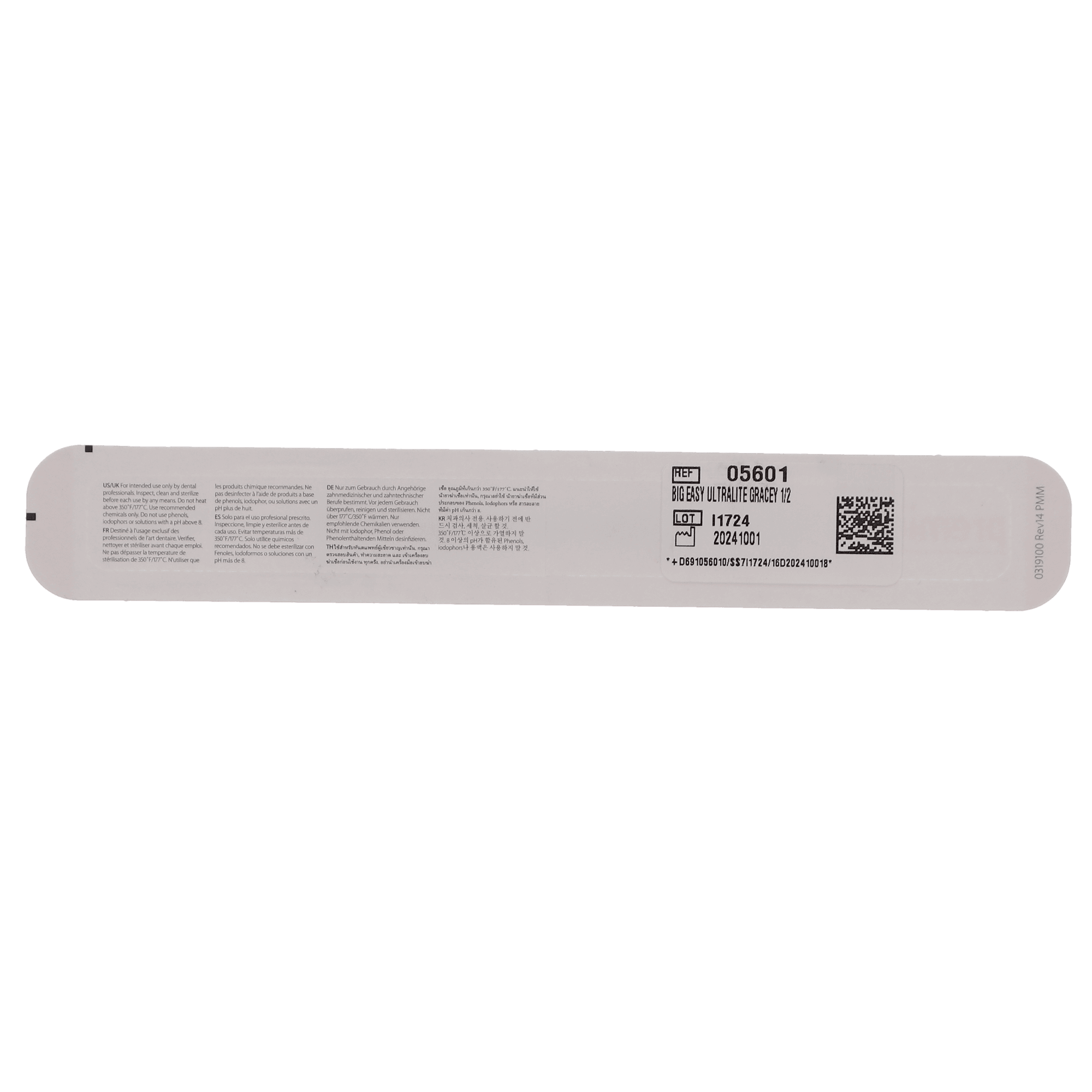Big Easy Ultralite Gracey Curette, Double-Ended, 1/2, Purple, 1/Pk, 05601 thumbnail 5