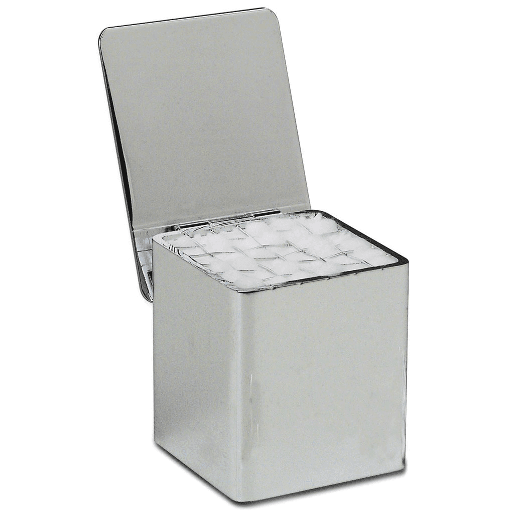 Tiltop Chrome-Finished Cotton Pellet Dispenser with #3 Pellets, 1/Pk, 600093 - Tiltop Pellet Chrome-Finished Dispenser, with # 3 Pellets, 1/Pk - Image 1
