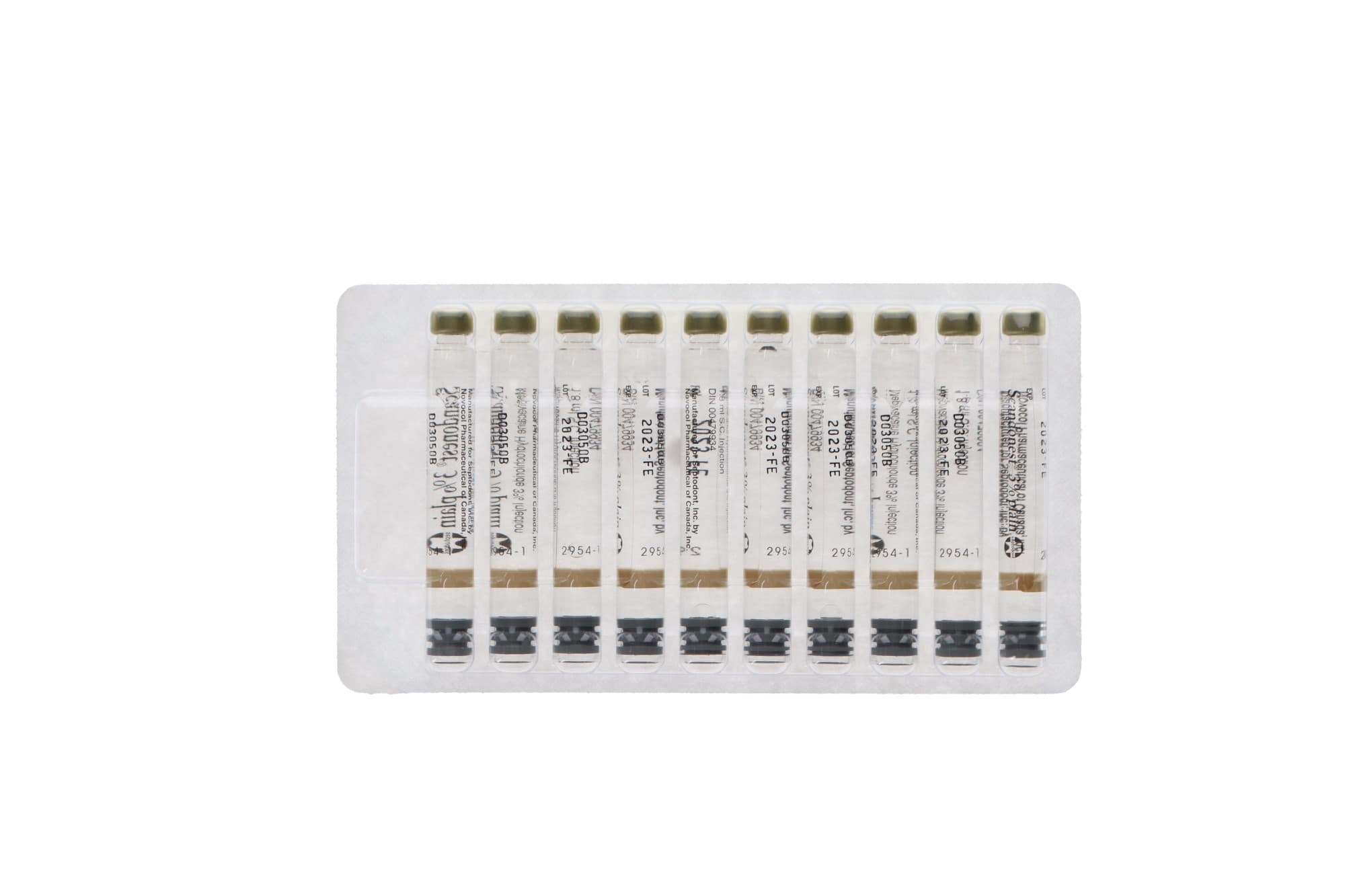 Scandonest Mepivacaine Plain HCl 3% Dental Anesthetic Cartridges, 1.7 ml, 50/Pk, 99203 - Scandonest, Mepivacaine Plain HCl 3%, 1.7 ml, 50/Pk, 99203 - Image 1