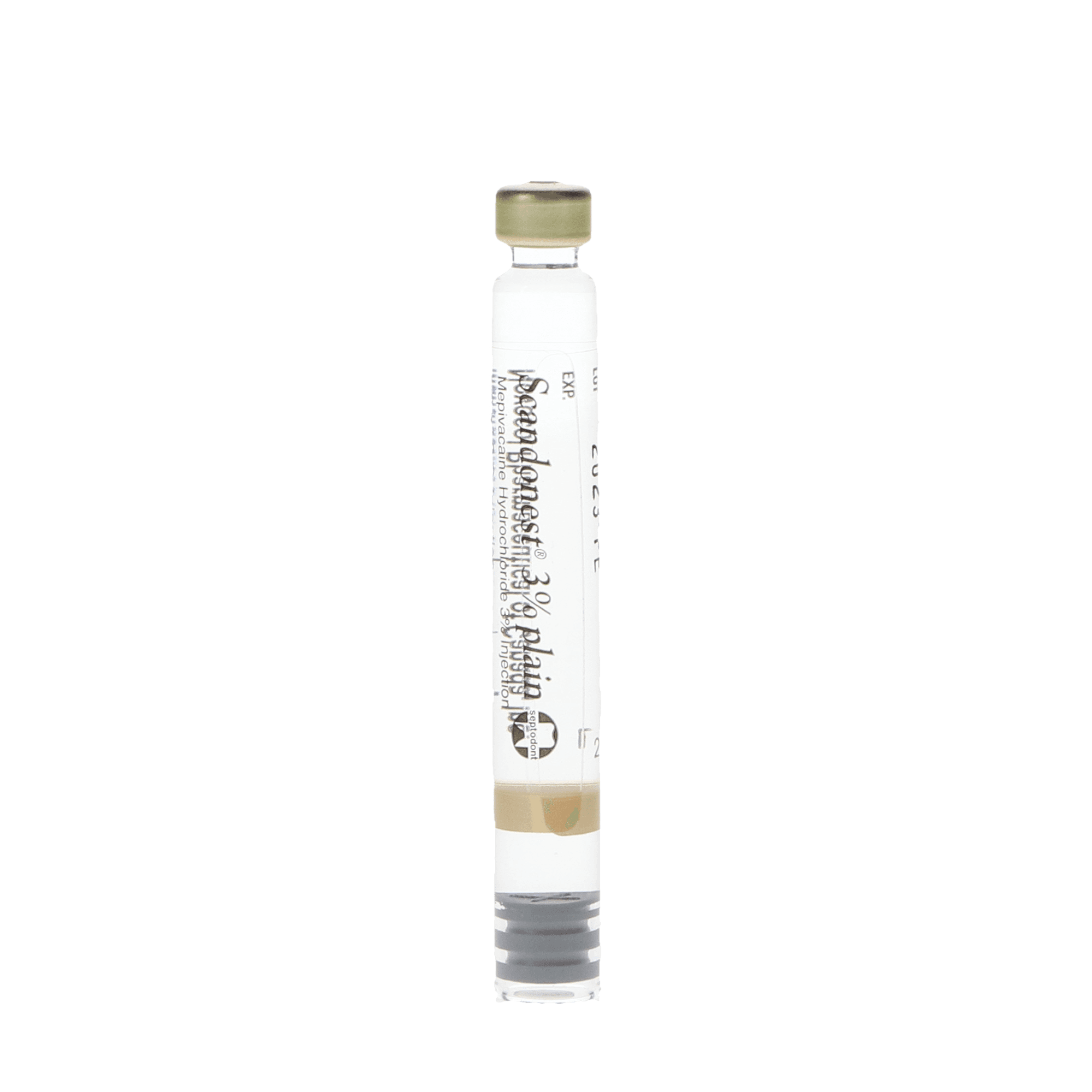 Scandonest Mepivacaine Plain HCl 3% Dental Anesthetic Cartridges, 1.7 ml, 50/Pk, 99203 thumbnail 5