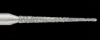 Piranha Diamond Single-Use Burs, FG, Needle, # 859-010, 1.0 mm, Medium, Blue, 25/Pk, 859-010M thumbnail 2