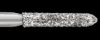 Piranha Diamond Single-Use Burs, FG, Curettage, #878K-012, 1.2 mm, Coarse, Green, 25/Pk, 878K-012C thumbnail 2