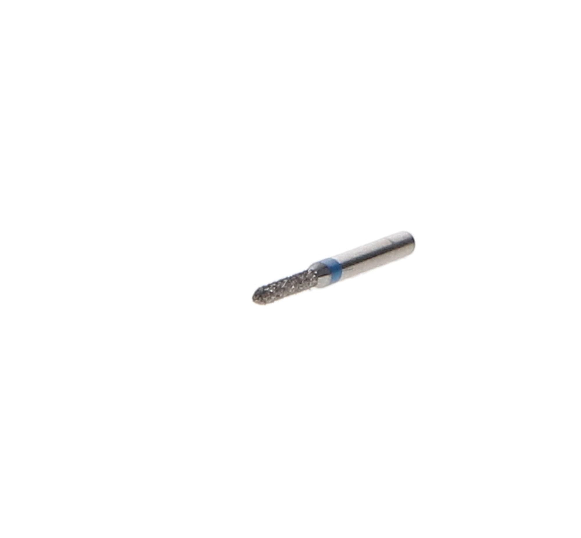 Piranha Diamond Single-Use Burs, FG, Beveled Cylinder, # 885-012, 1.2 mm, Medium, Blue, 25/Pk, 885-012M thumbnail 2