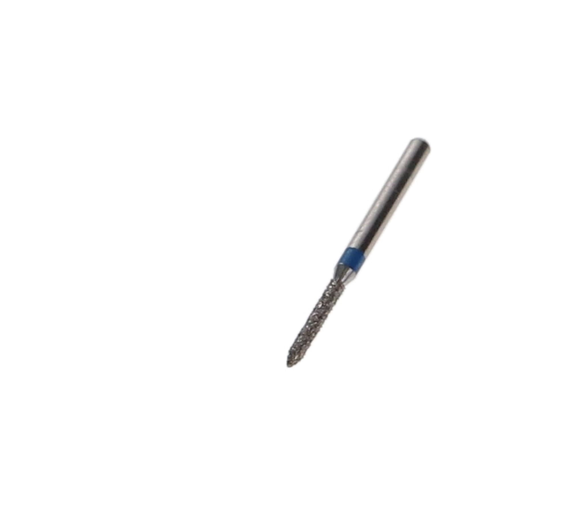 Piranha Diamond Single-Use Burs, FG, Beveled Cylinder, # 885-012, 1.2 mm, Medium, Blue, 25/Pk, 885-012M thumbnail 3