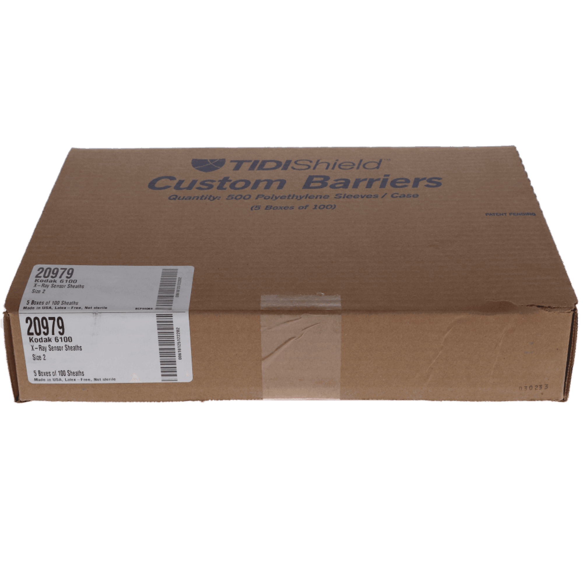 TidiShield Custom Digital X-ray Sensor Sheaths, for Carestream 6100 (Kodak), Size 2, Latex-Free, 500/Pk, 20979 thumbnail 4