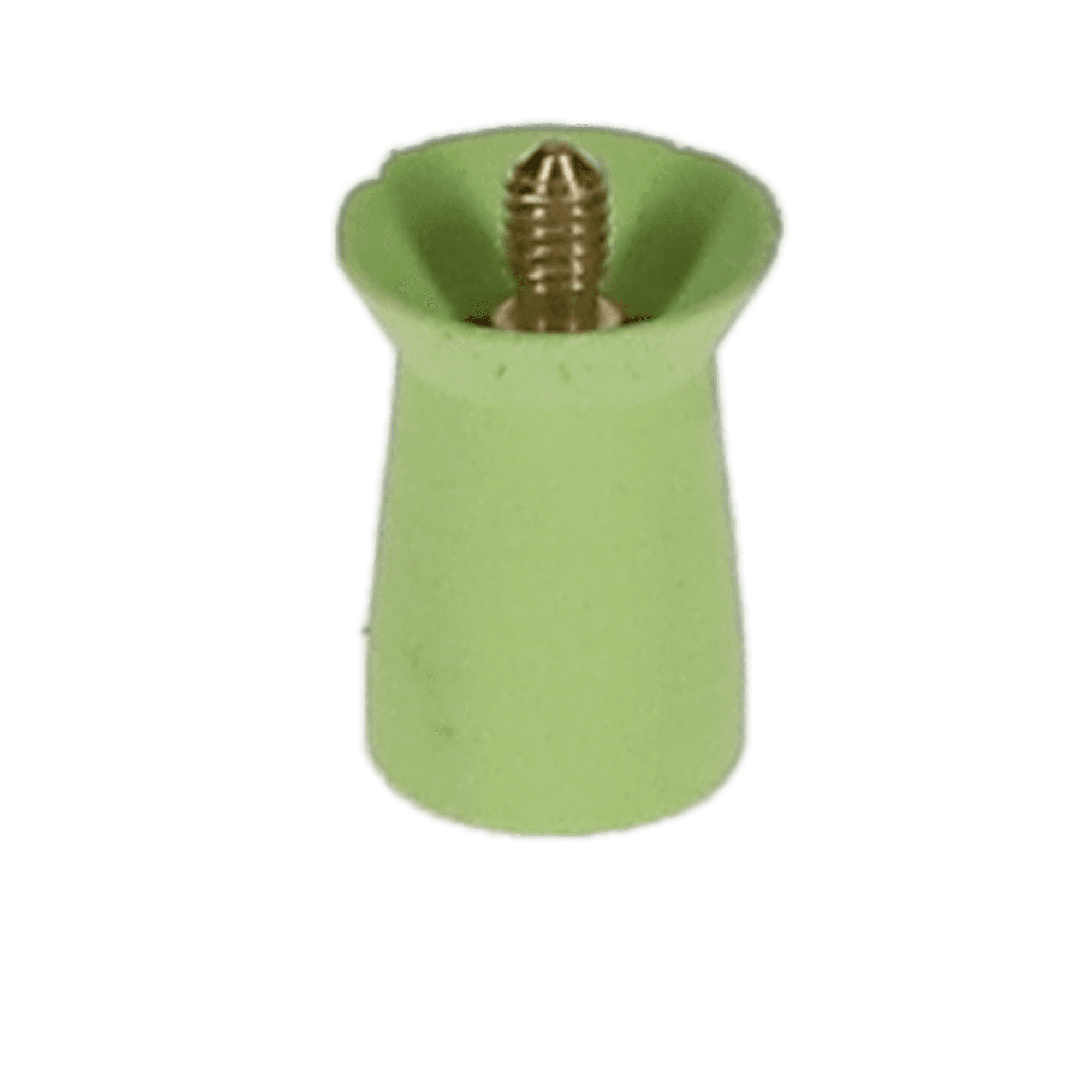 Densco Prophy Cups, Latex-Free, Screw Shank, Soft Rubber with Reverse Helix Rib, 144/Pk, 85148 - Densco Prophy Cups, LF, Screw Shank, Soft Rubber with Reverse Helix Rib, 144/Pk, 85148 - Image 1