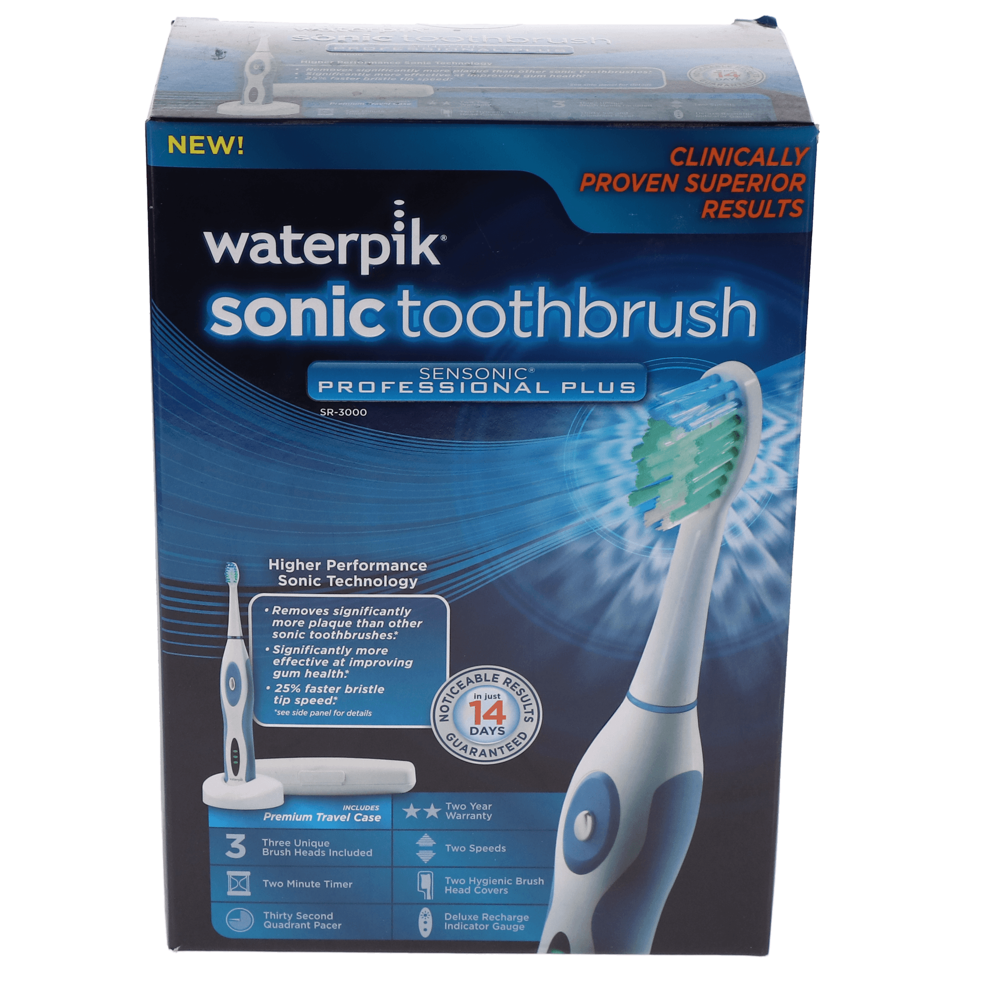 Waterpik Sensonic Professional Plus Power Toothbrush, SR-3000, 20014289 thumbnail 4