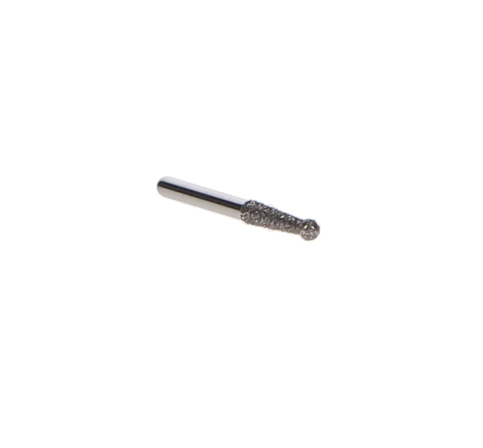 NTI Diamond Bur, FG, Round with Collar, #802L, 1.6 mm, Medium Grit, 5/Pk, M802L-016 thumbnail 2